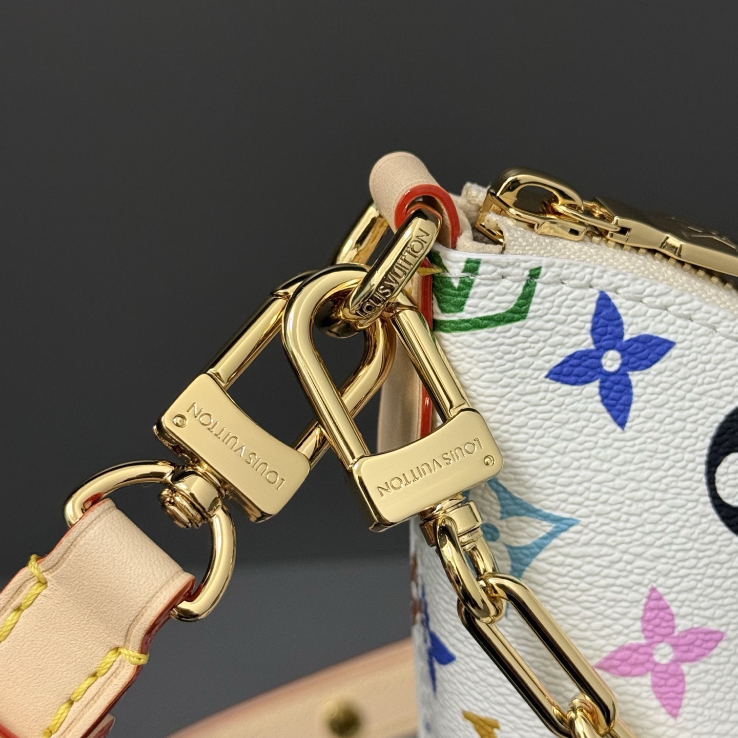 Louis Vuitton Basic Bag Canvas Gold M-l