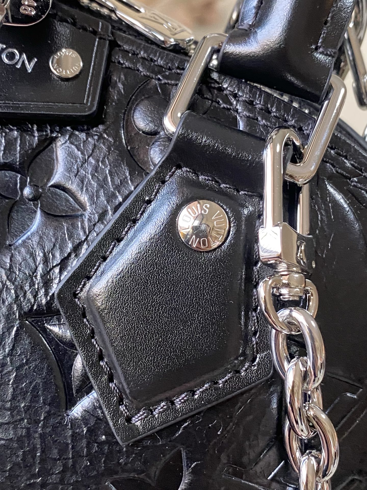 Louis Vuitton Basic Bag Cow Leather M-l-s