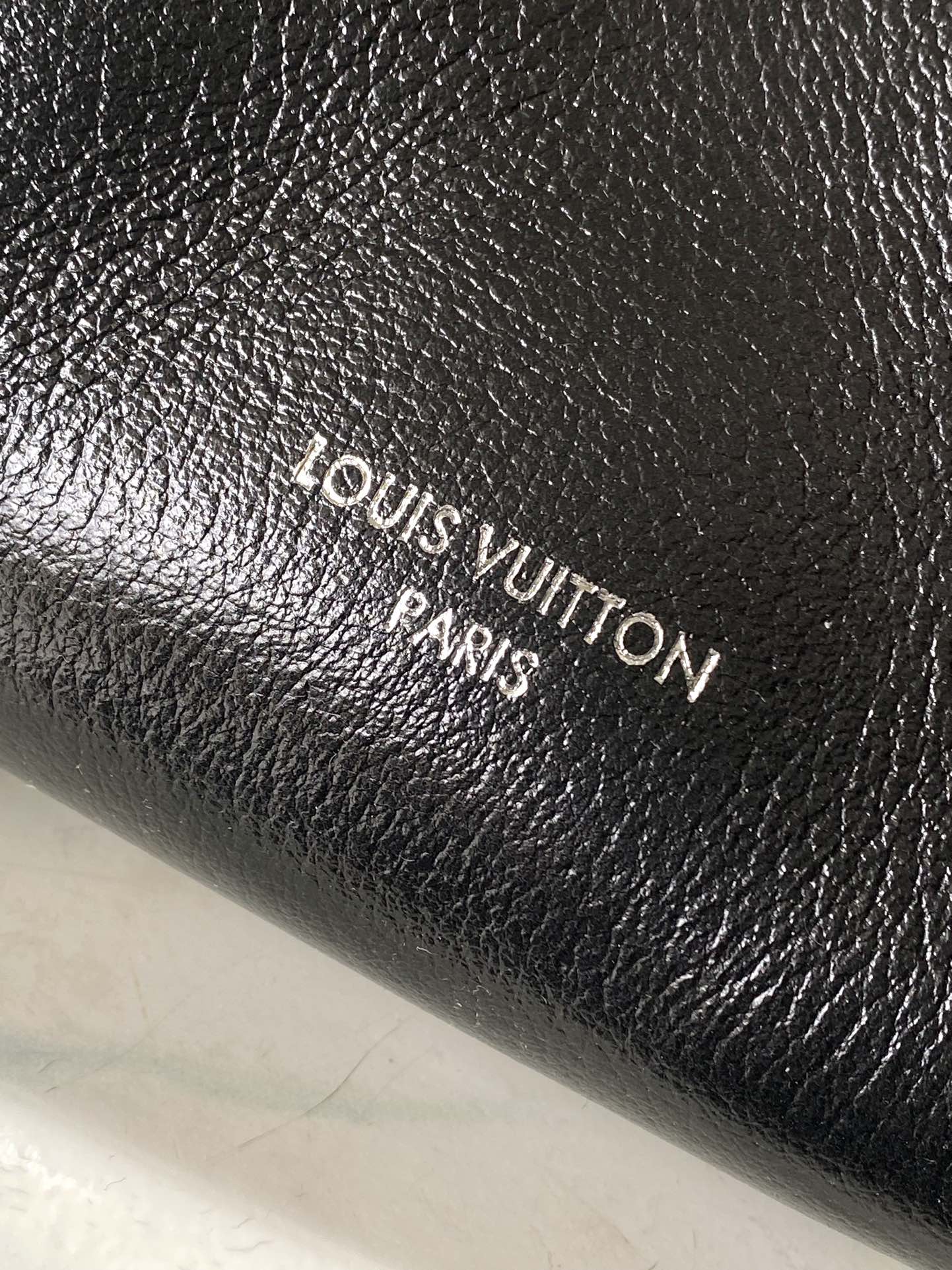 Louis Vuitton Basic Bag Cow Leather Black M-s