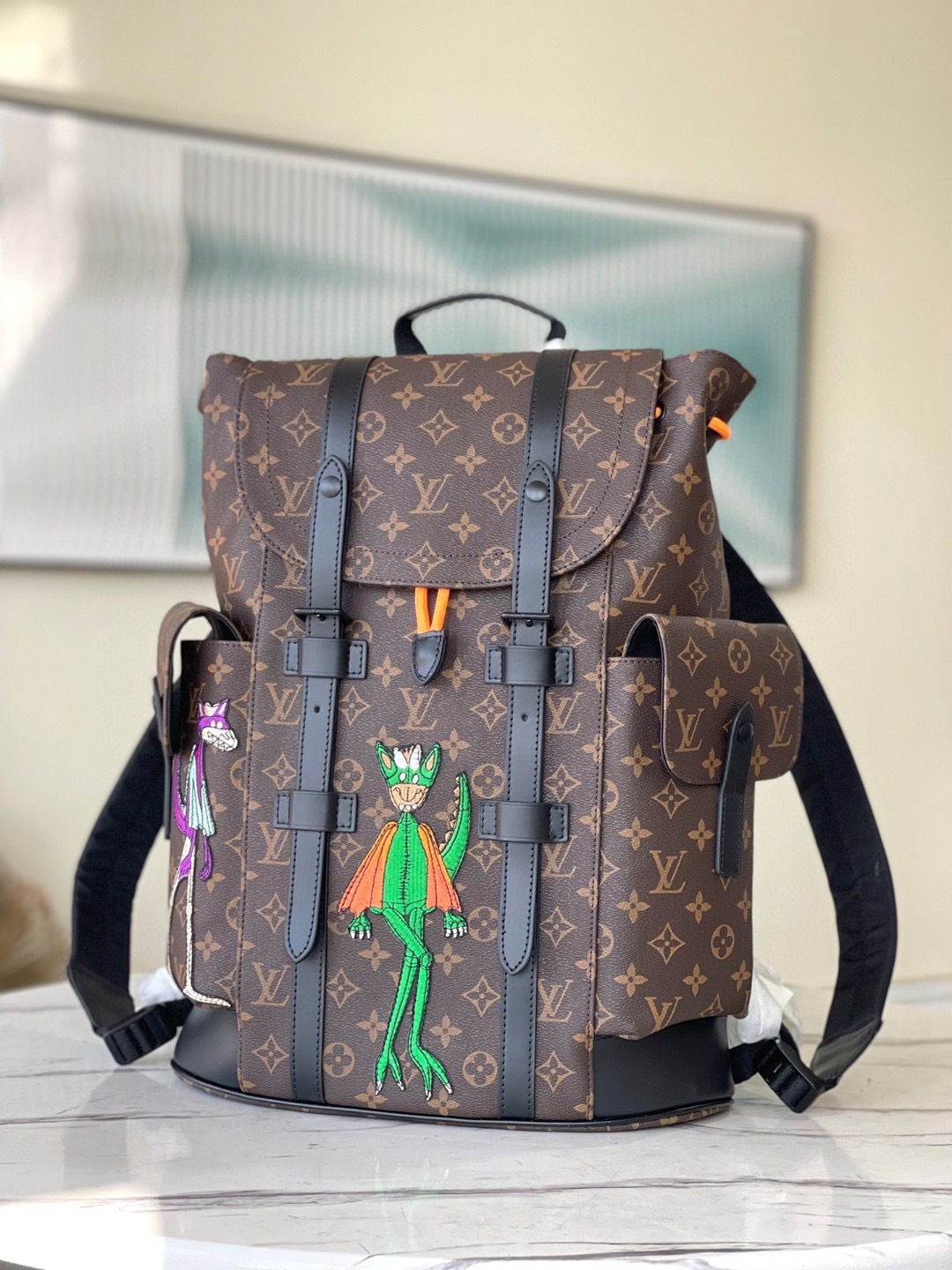 Louis Vuitton Backpack Canvas M-l-s