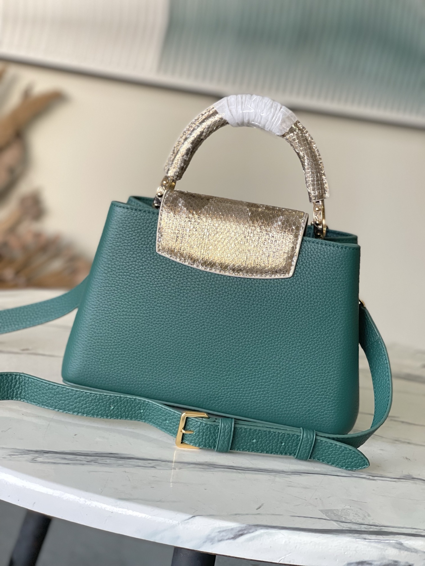 Louis Vuitton Basic Bag Green M-l-s