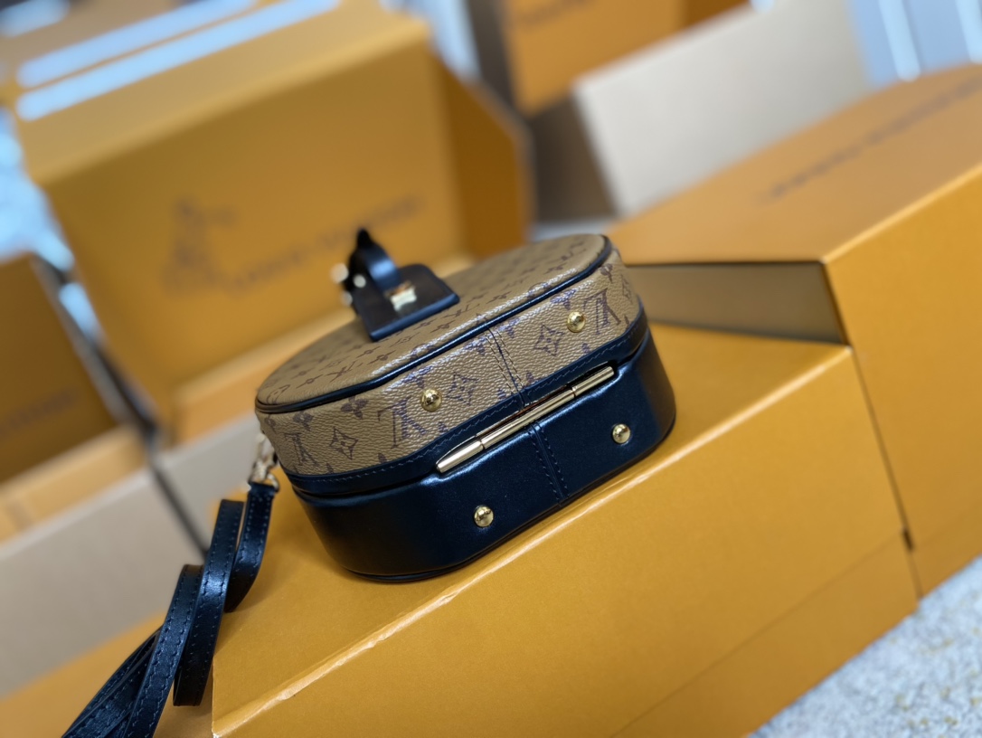 Louis Vuitton Basic Bag Cow Leather Black M-s