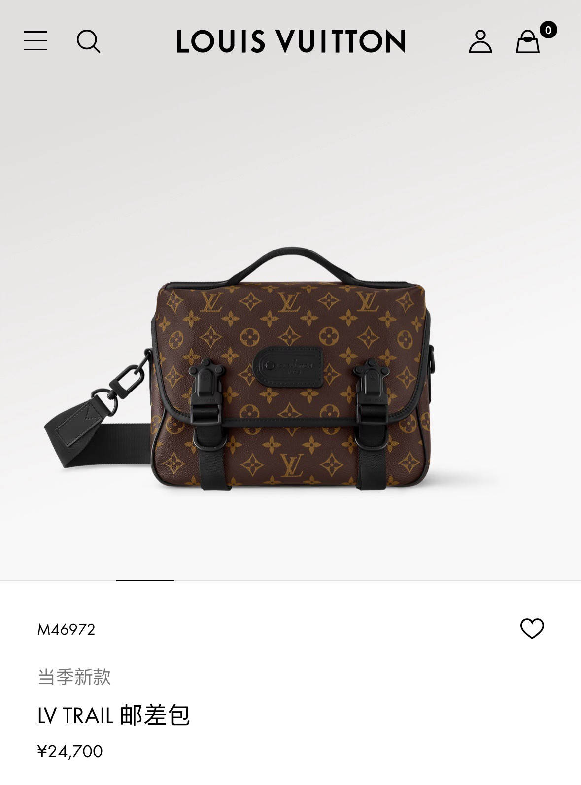 Louis Vuitton Messenger Bag Canvas M-l-s