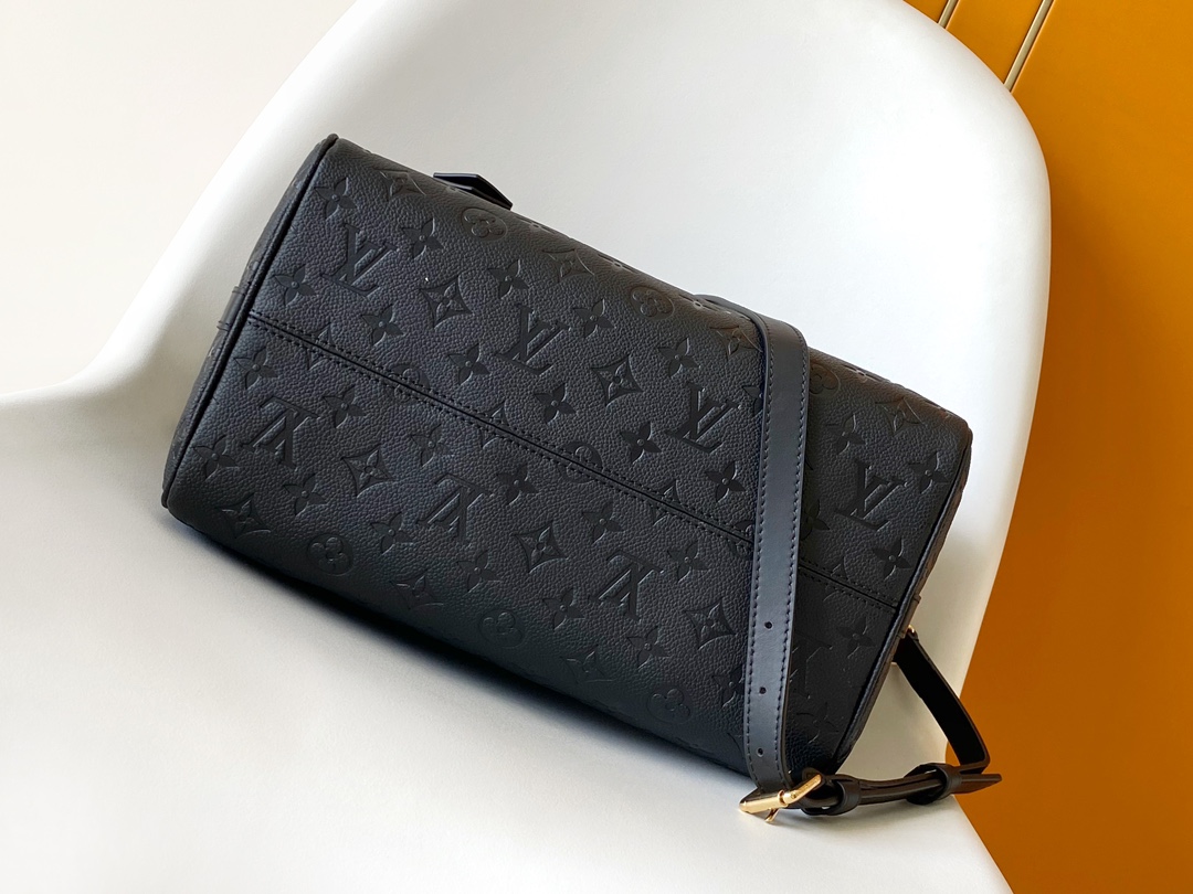 Louis Vuitton Basic Bag Cow Leather Black M-s
