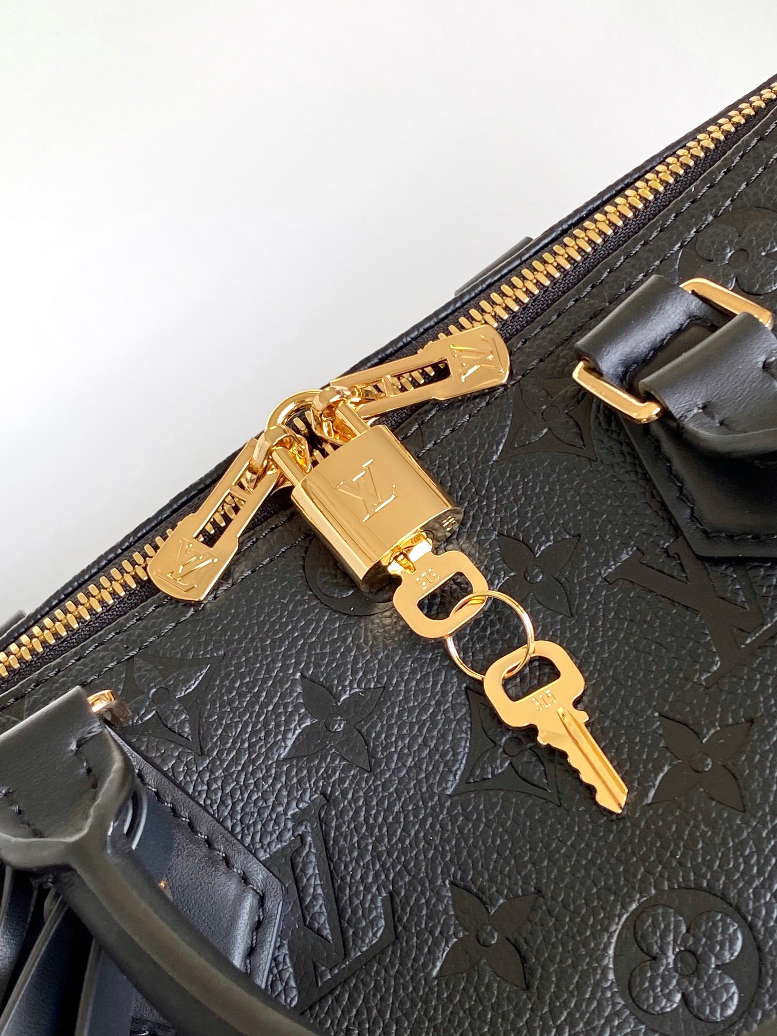 Louis Vuitton Basic Bag Cow Leather Black M-s