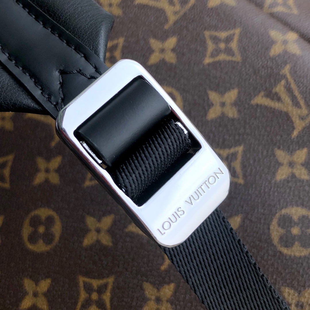 Louis Vuitton Backpack Cow Leather Silver M-20cm