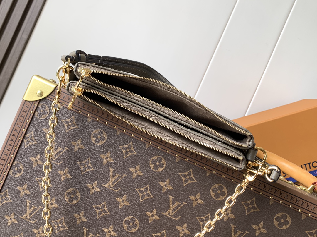 Louis Vuitton Basic Bag Cow Leather Black M-l-s