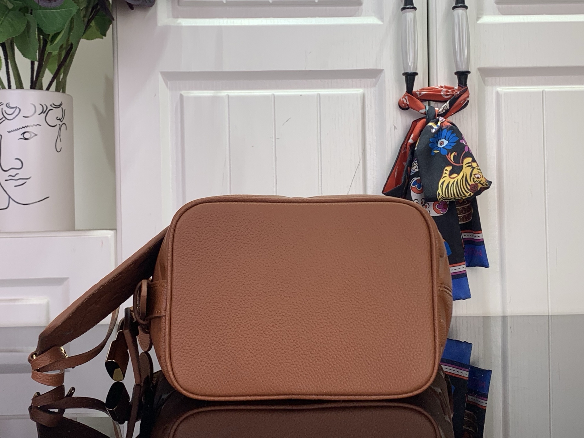 Louis Vuitton Basic Bag Canvas Brown Foldable M-l