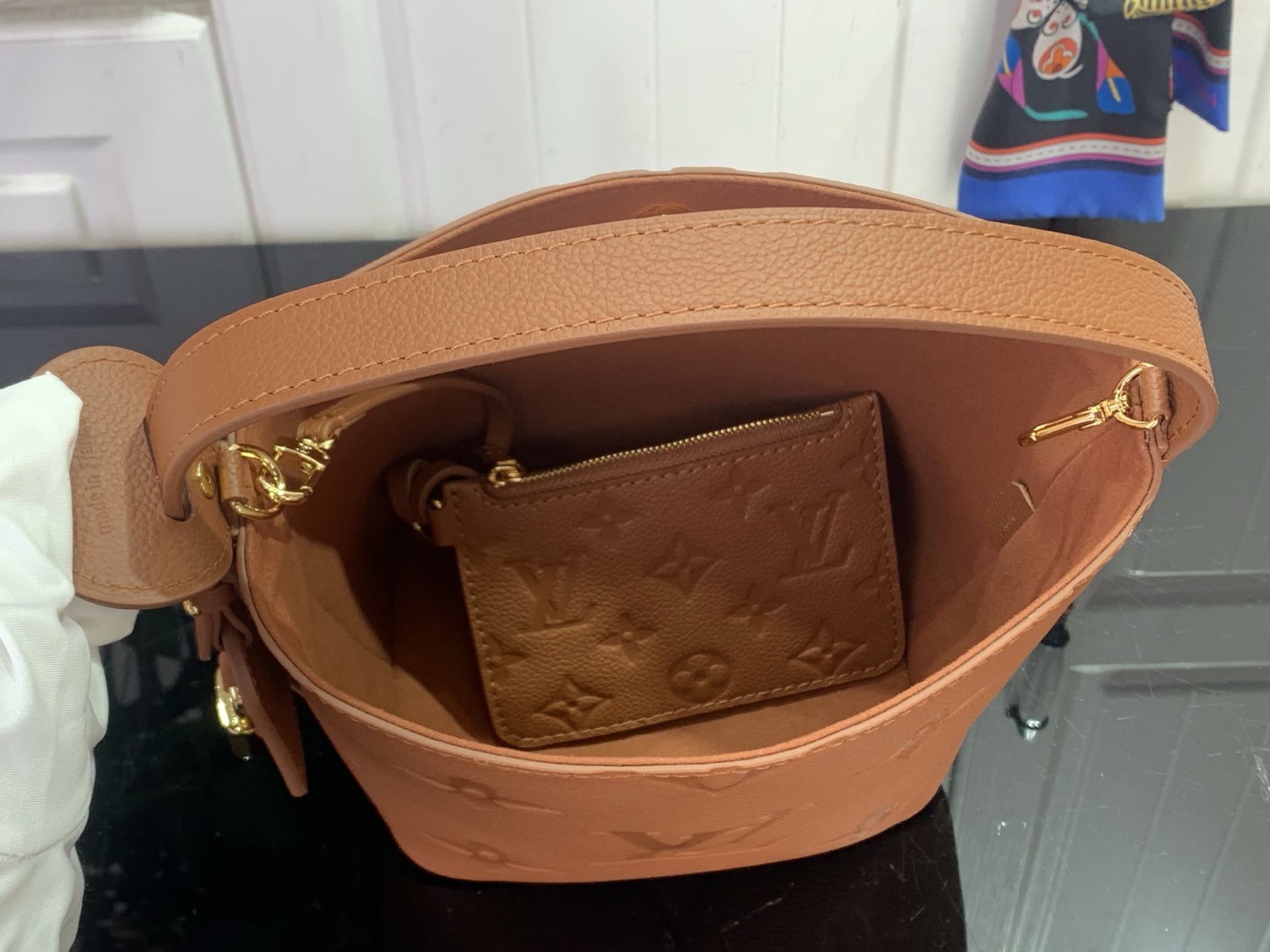 Louis Vuitton Basic Bag Canvas Brown Foldable M-l