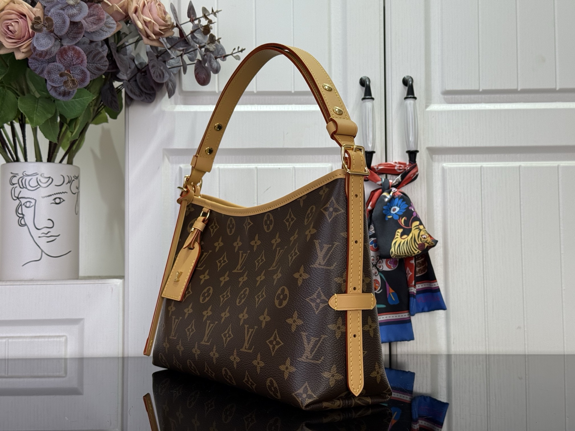 Louis Vuitton Clutch Bag Canvas M-l-s