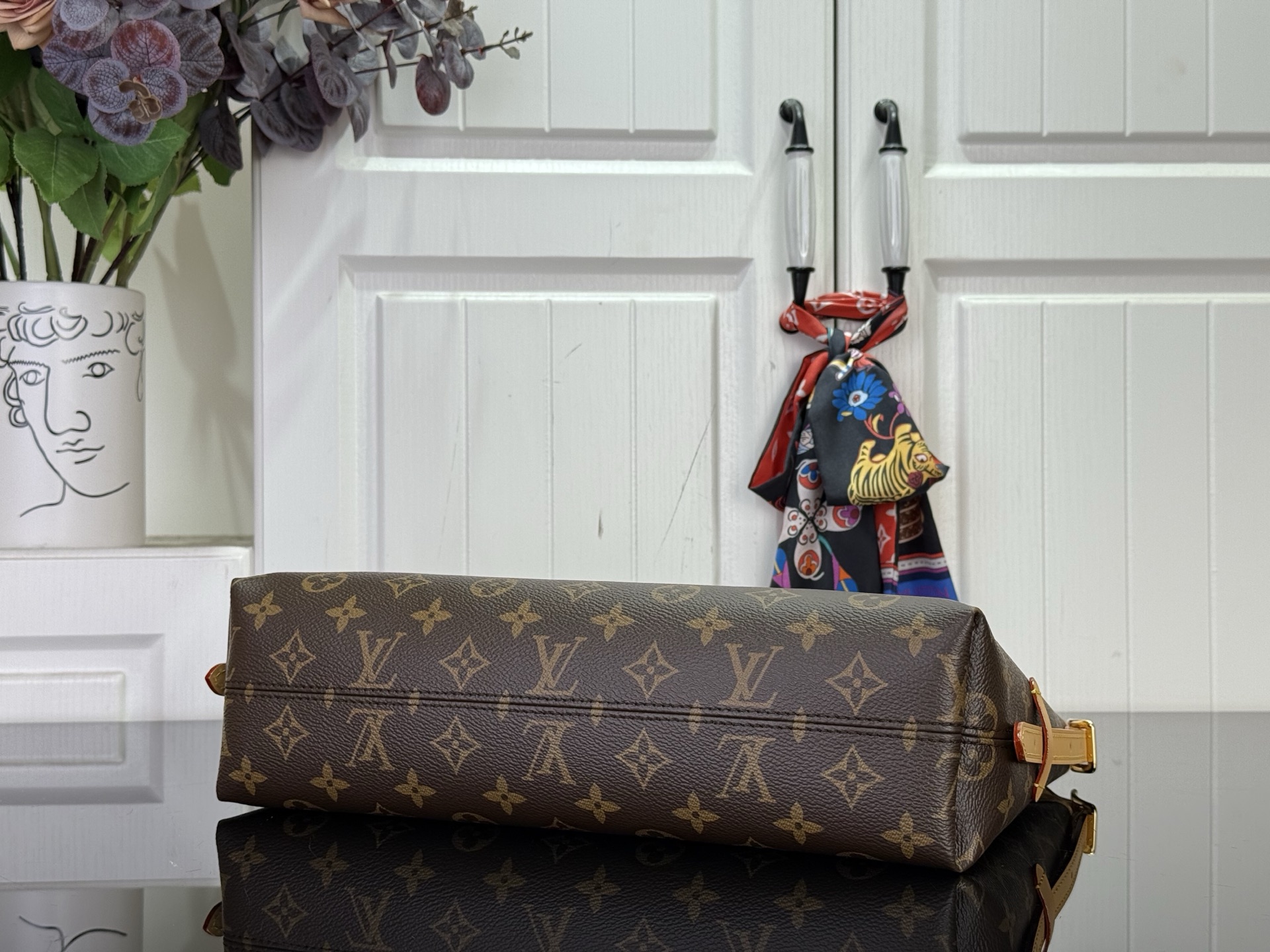 Louis Vuitton Clutch Bag Canvas M-l-s