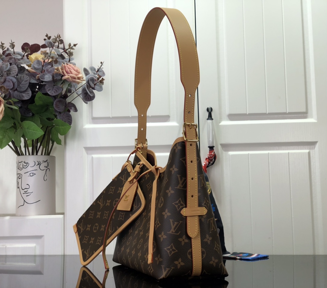 Louis Vuitton Clutch Bag Canvas M-l