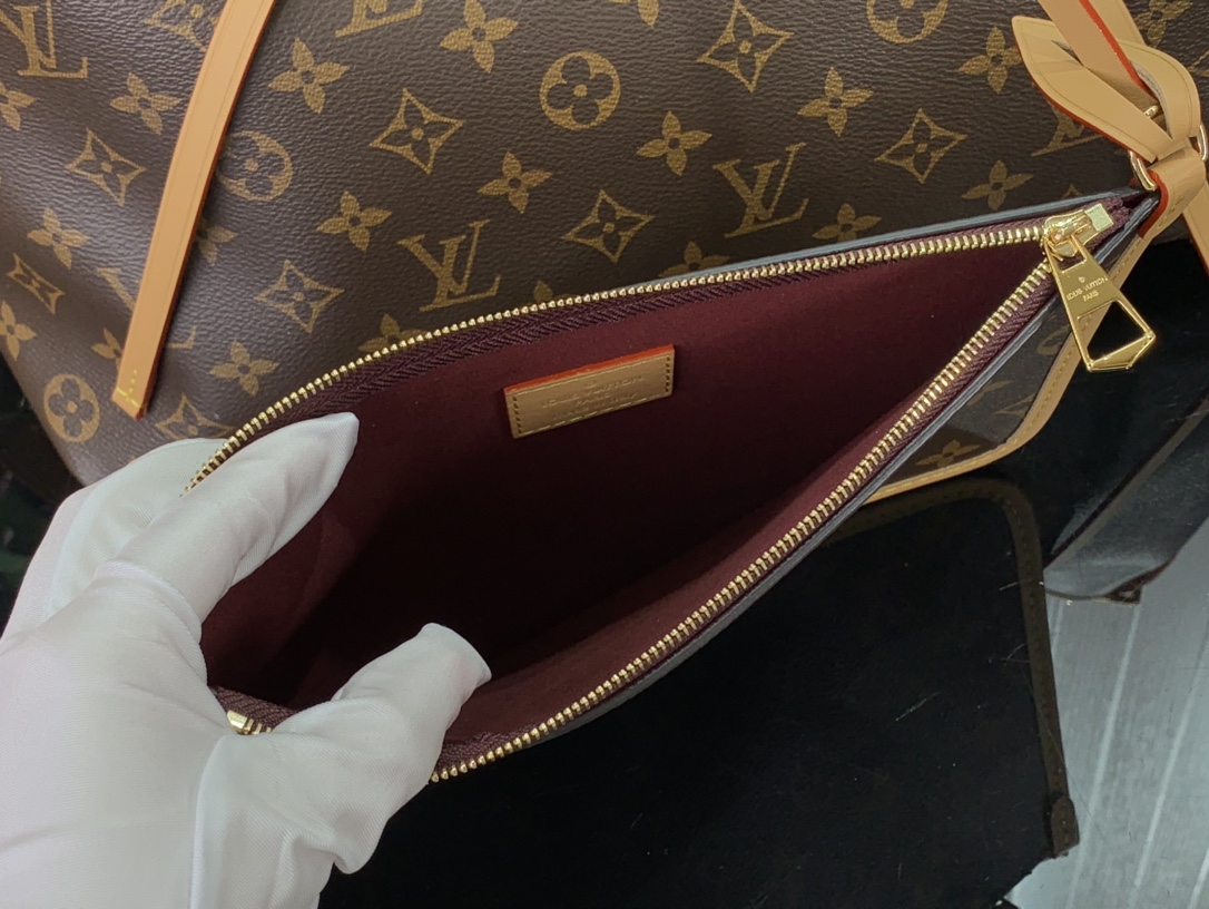 Louis Vuitton Clutch Bag Canvas M-l
