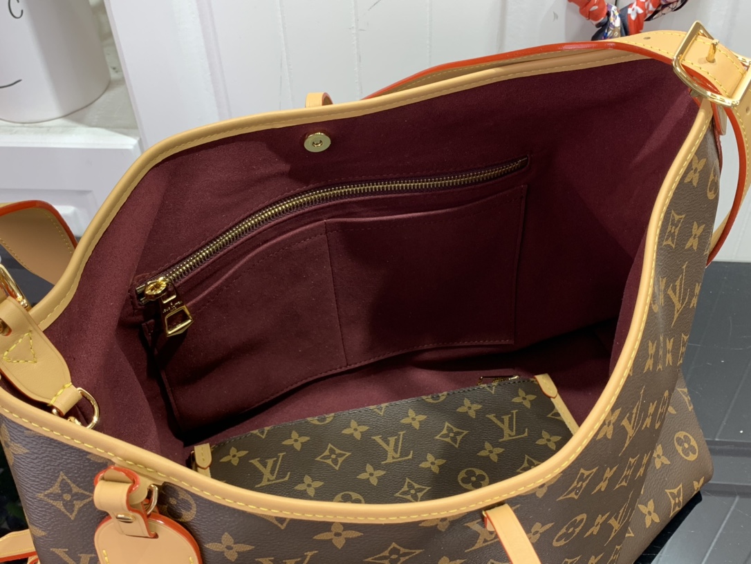 Louis Vuitton Clutch Bag Canvas M-l