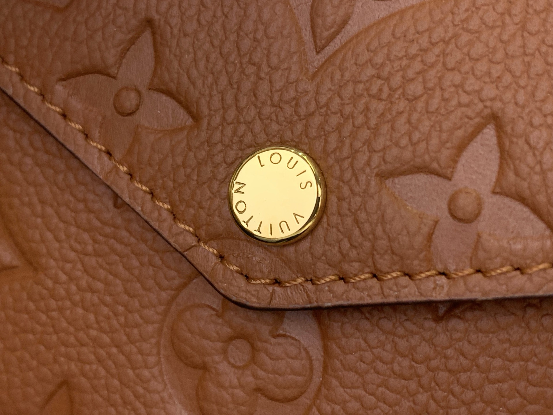 Louis Vuitton Clutch Bag Brown M-l