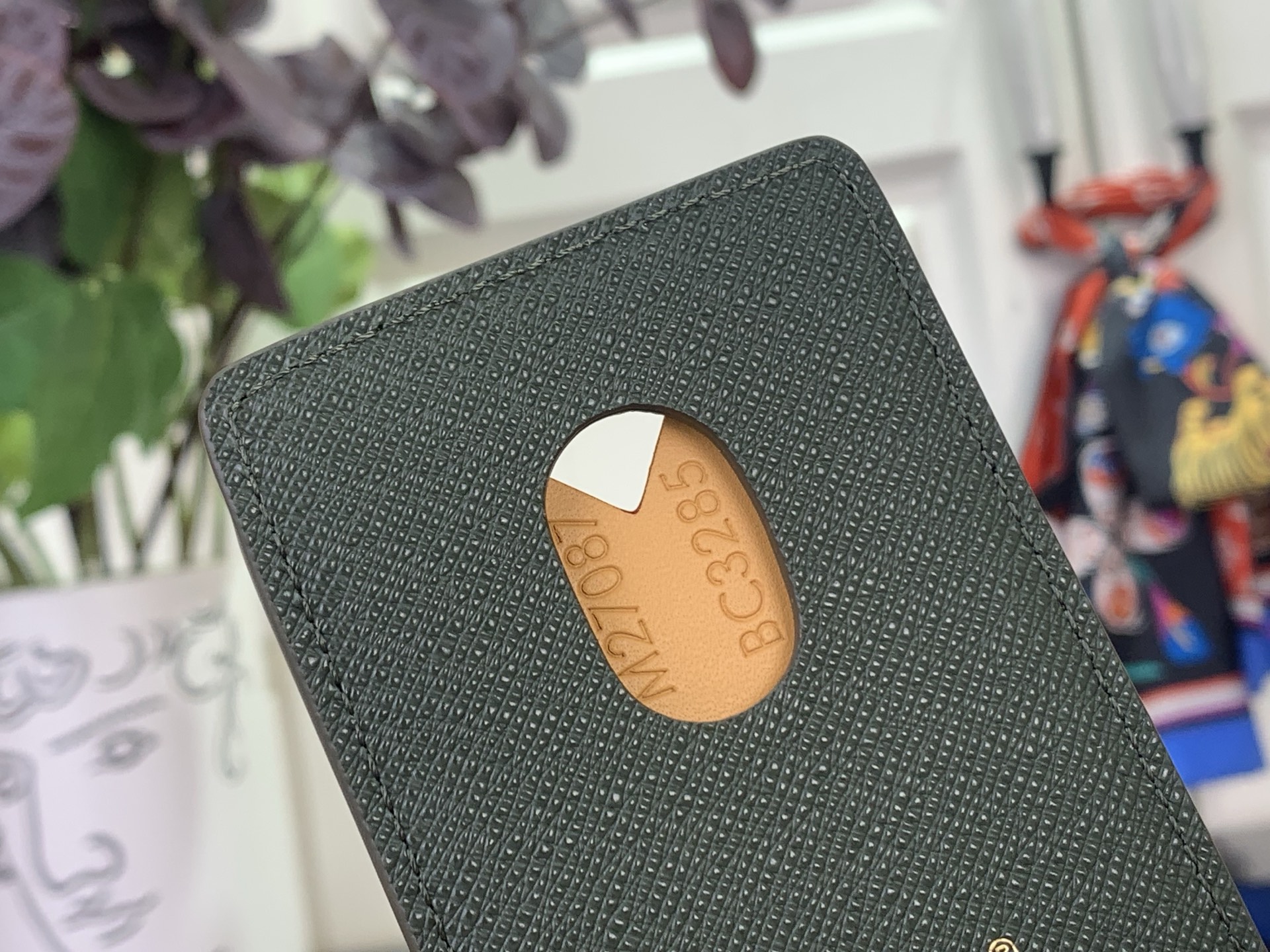 Louis Vuitton Basic Bag Cow Leather Green M-l-s