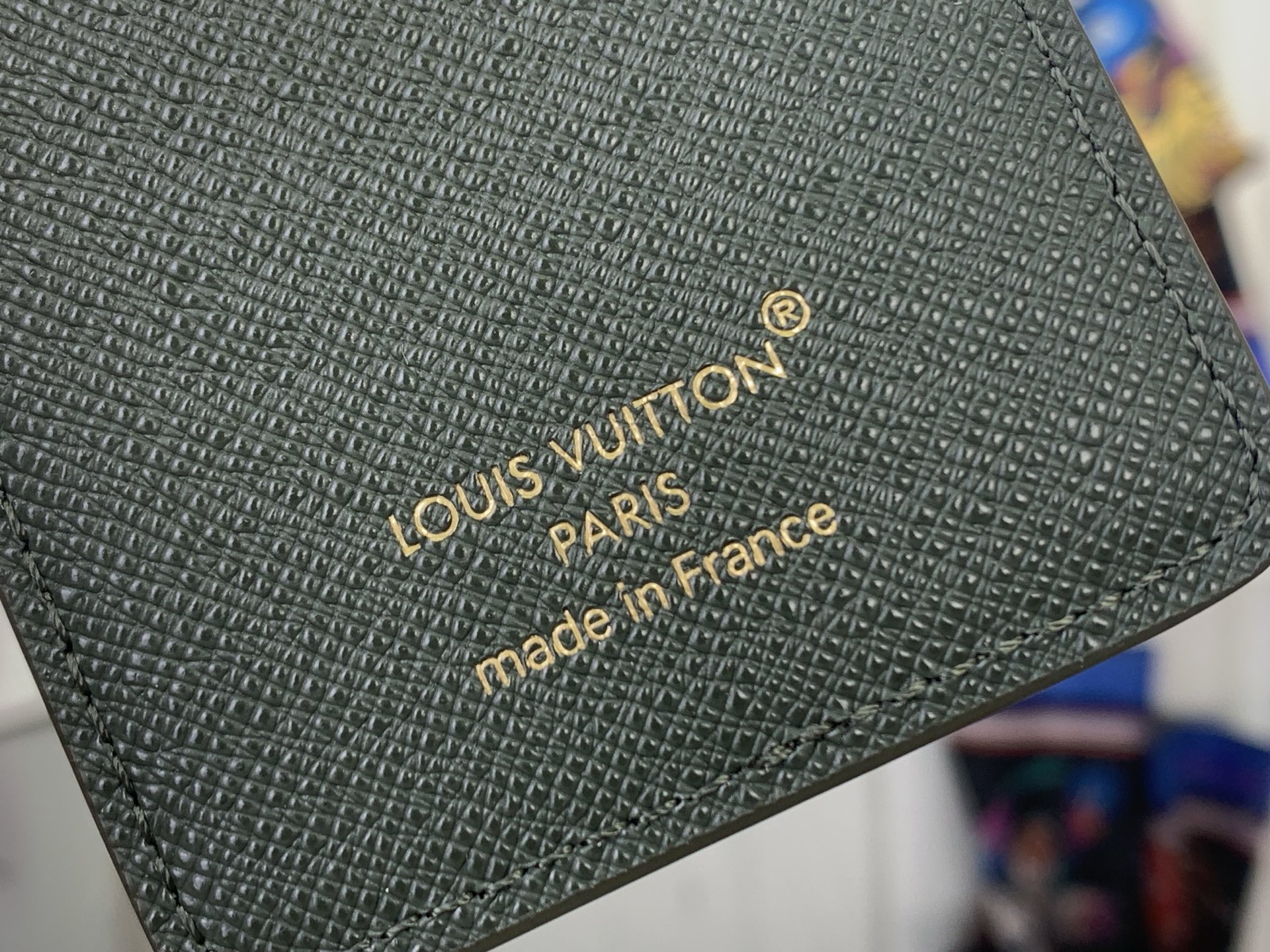 Louis Vuitton Basic Bag Cow Leather Green M-l-s