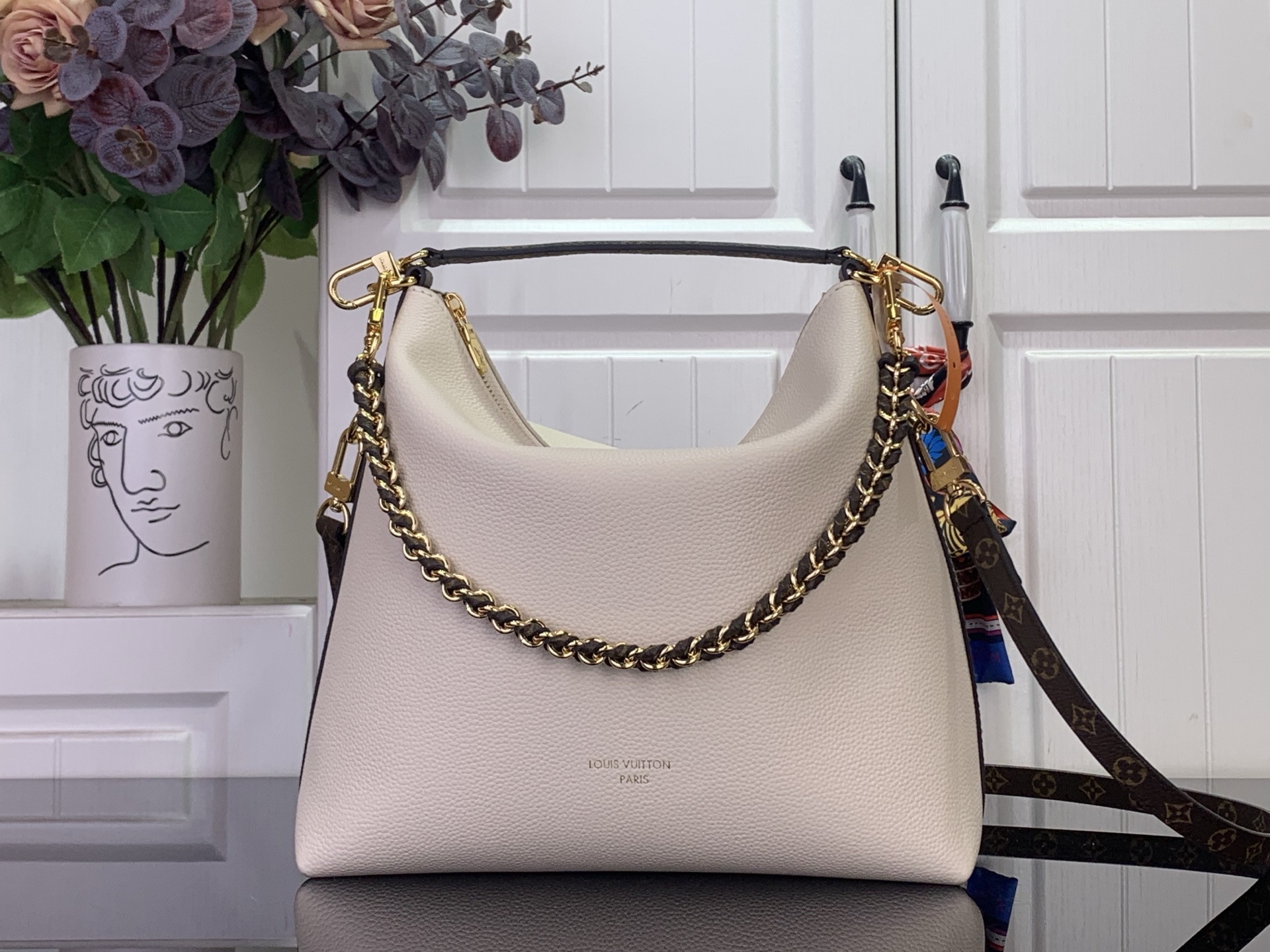 Louis Vuitton Basic Bag Canvas White M-l-s