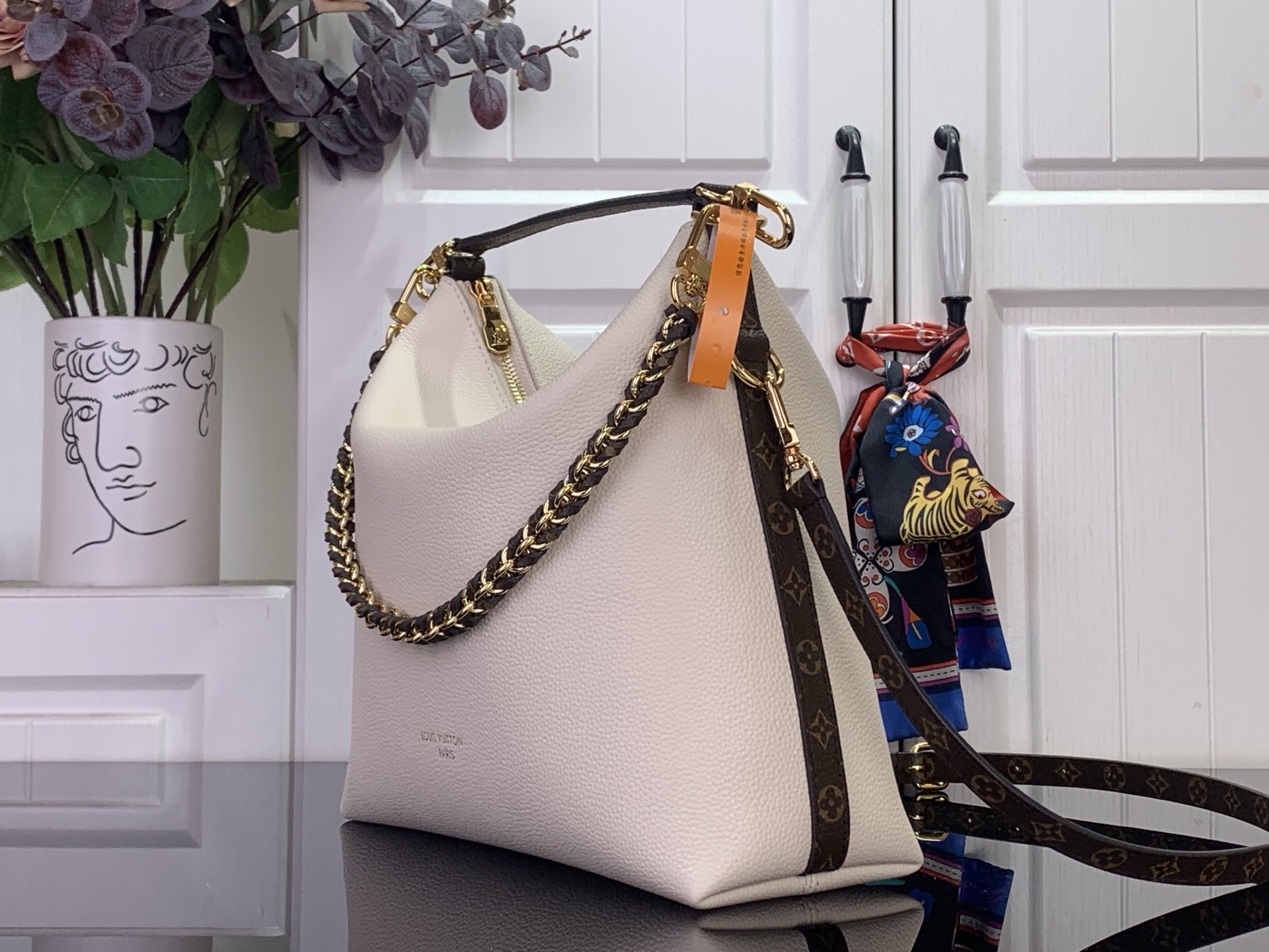 Louis Vuitton Basic Bag Canvas White M-l-s