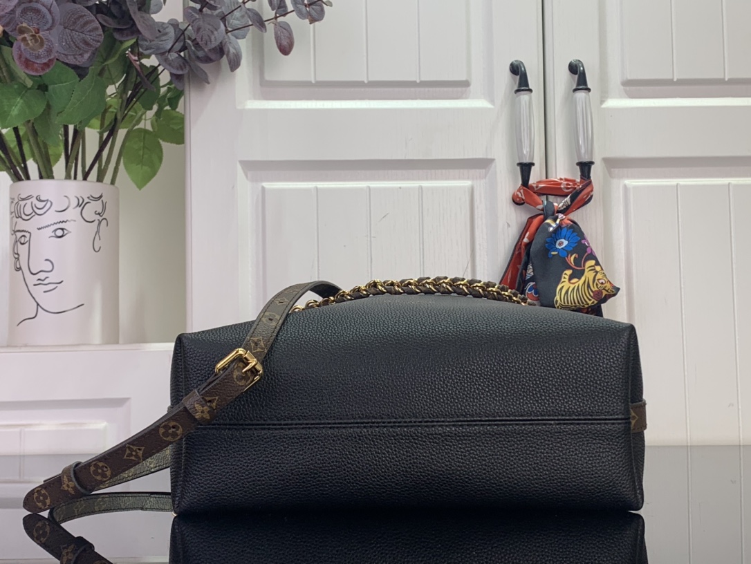 Louis Vuitton Basic Bag Canvas Black M-l-s