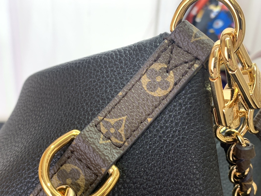 Louis Vuitton Basic Bag Canvas Black M-l-s