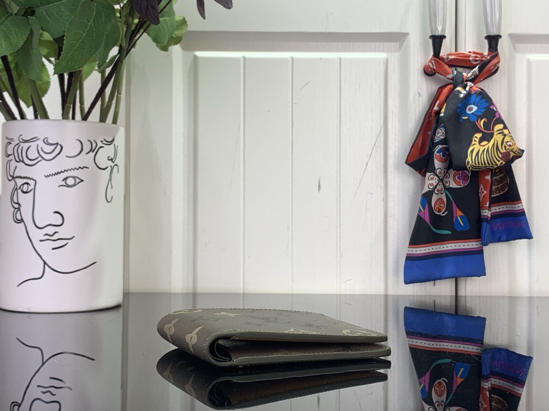 Louis Vuitton Basic Bag Canvas Green M-l-s