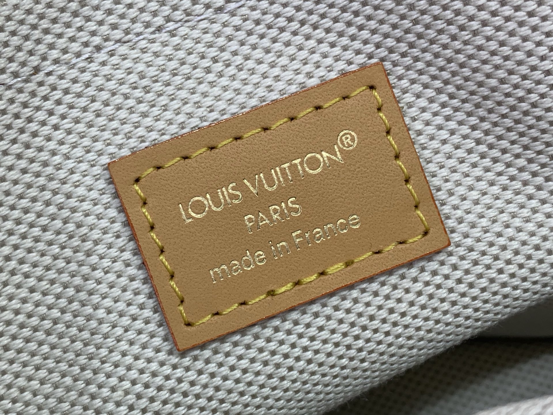 Louis Vuitton Crossbody Bag Canvas Gold M-l