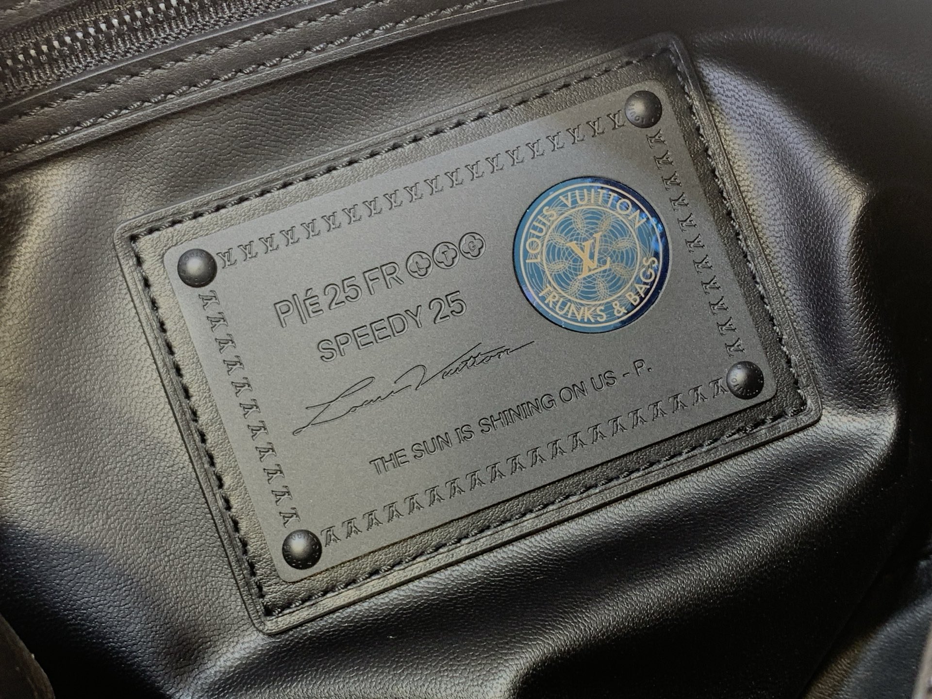 Louis Vuitton Basic Bag Cow Leather Black M-l-s