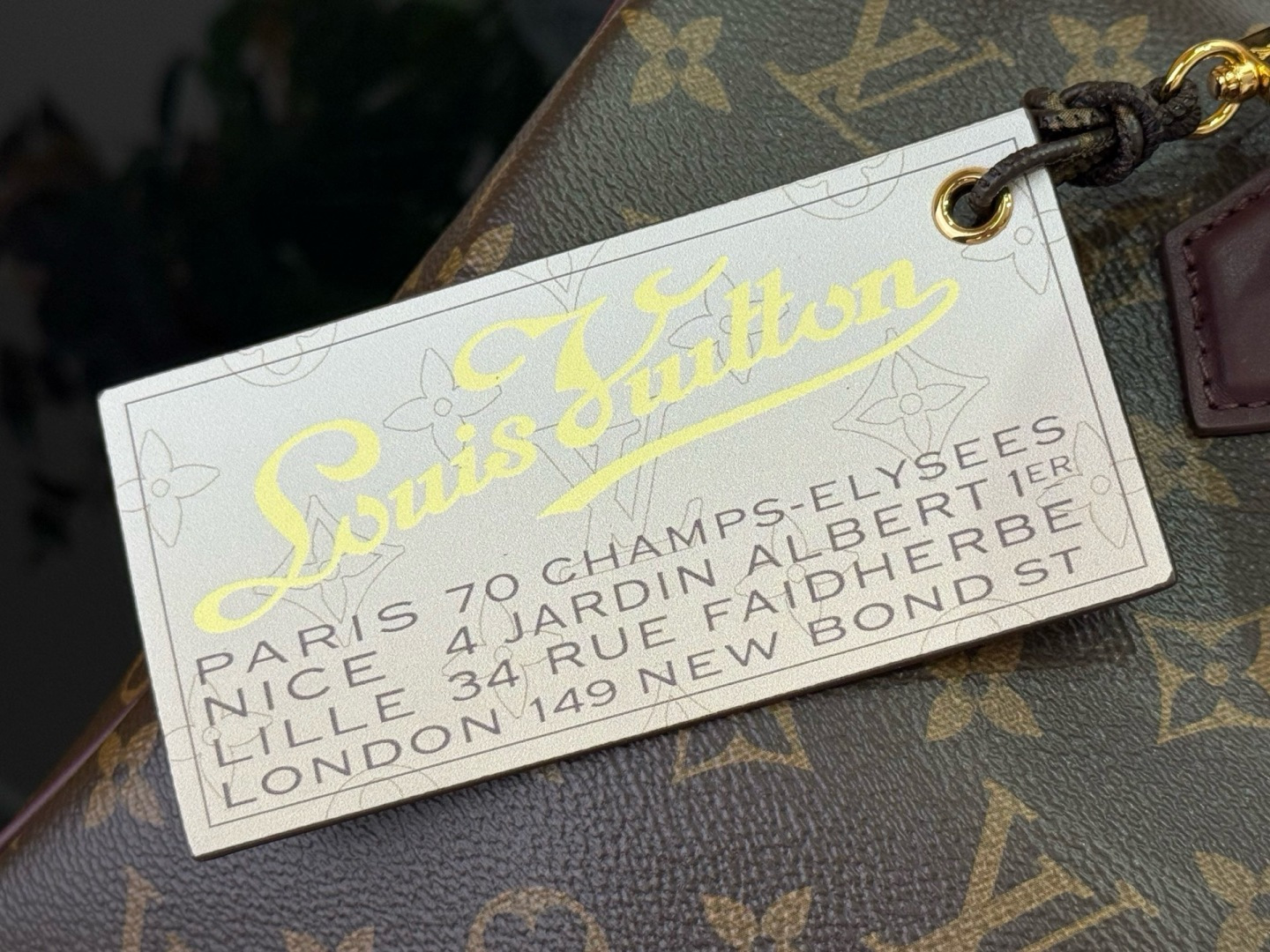 Louis Vuitton Basic Bag Canvas Black M-s