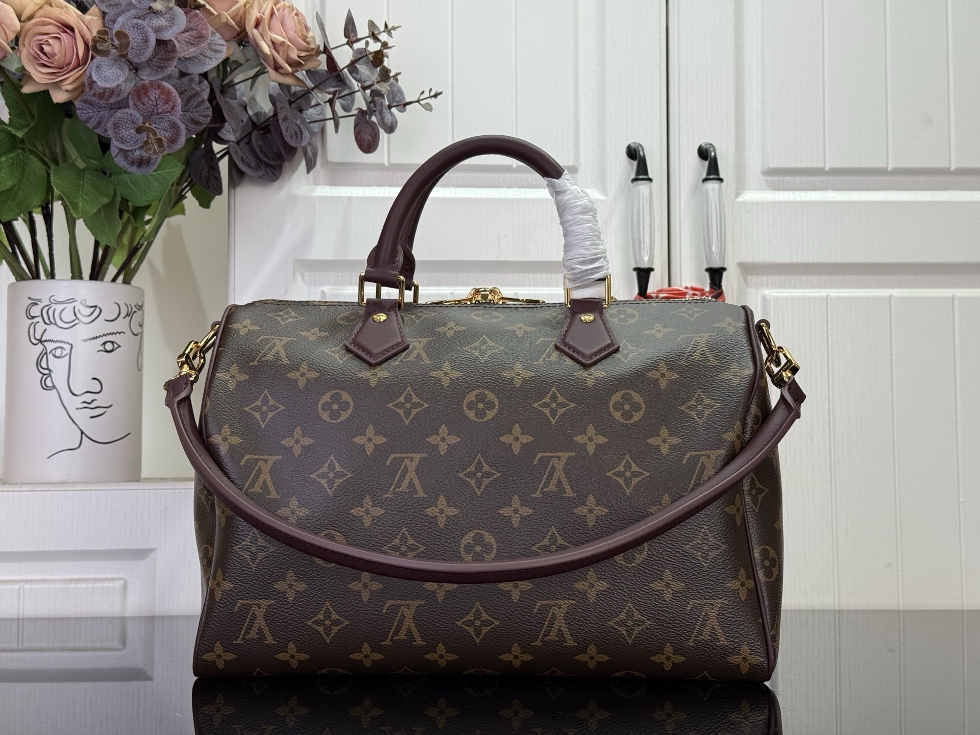 Louis Vuitton Basic Bag Canvas Black M-s
