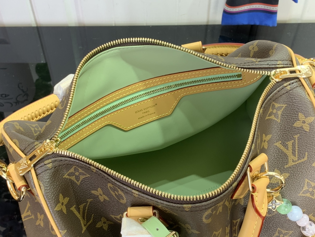 Louis Vuitton Basic Bag Canvas Green M-l-s