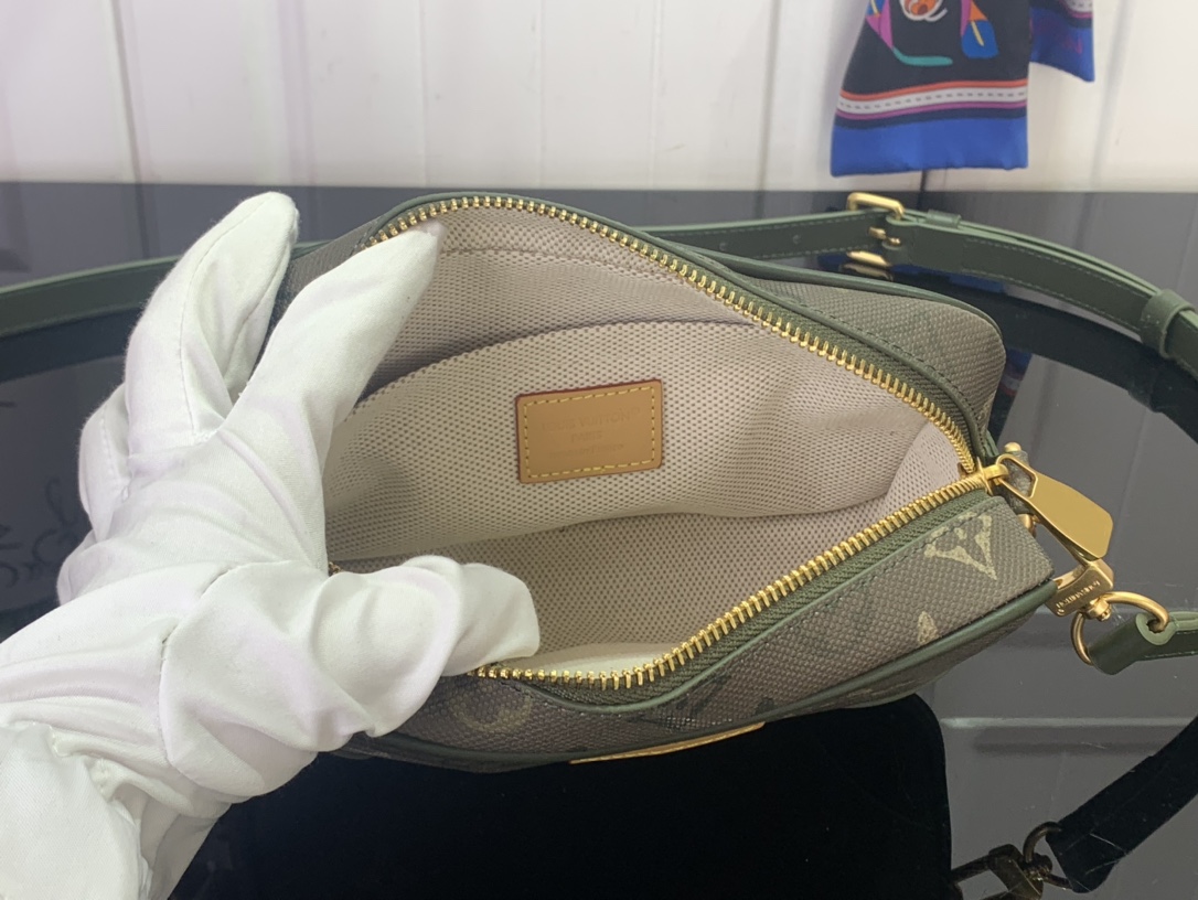 Basic Bag Canvas Green M-l
