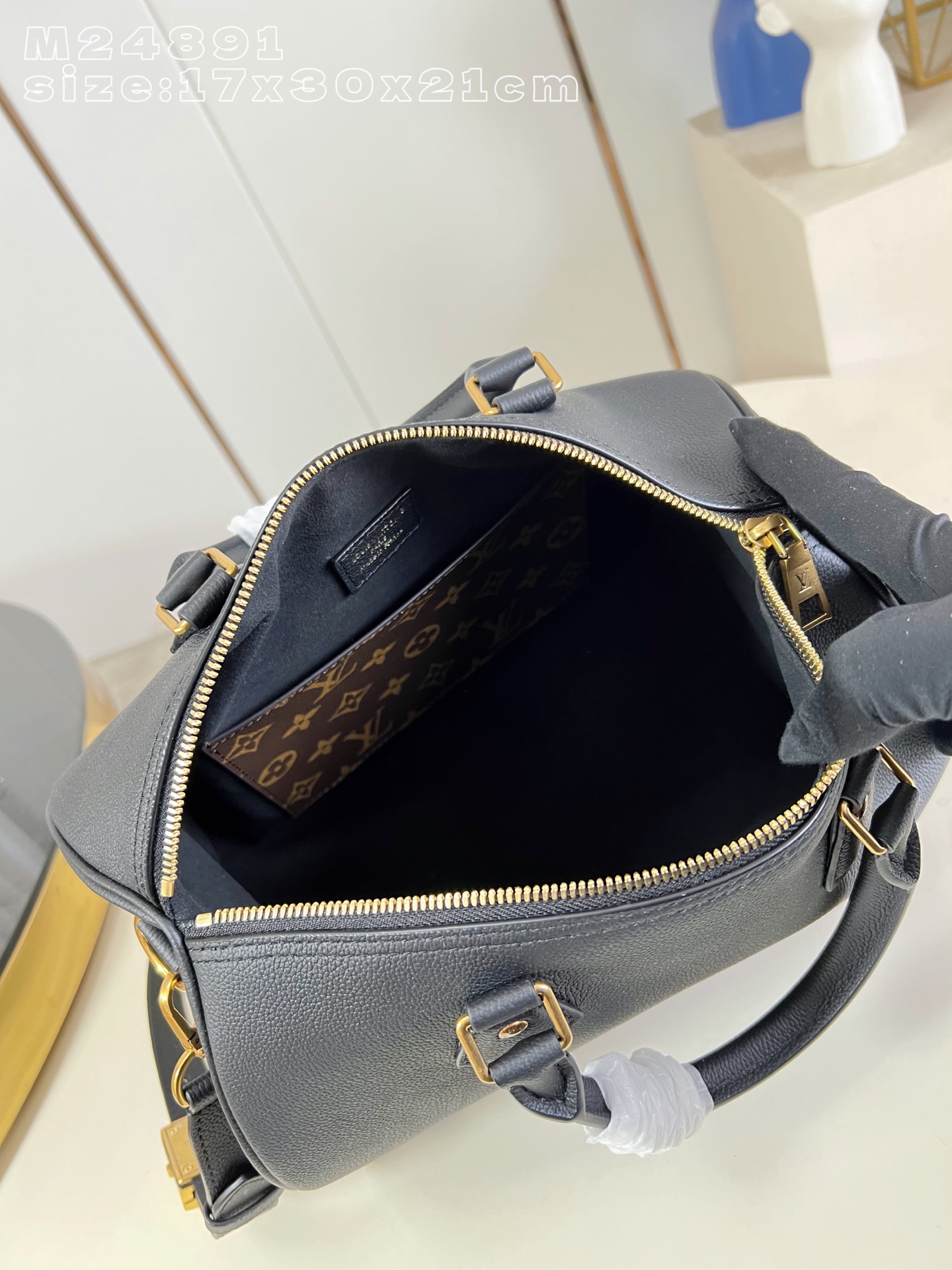 Louis Vuitton Basic Bag Cow Leather M-l-s