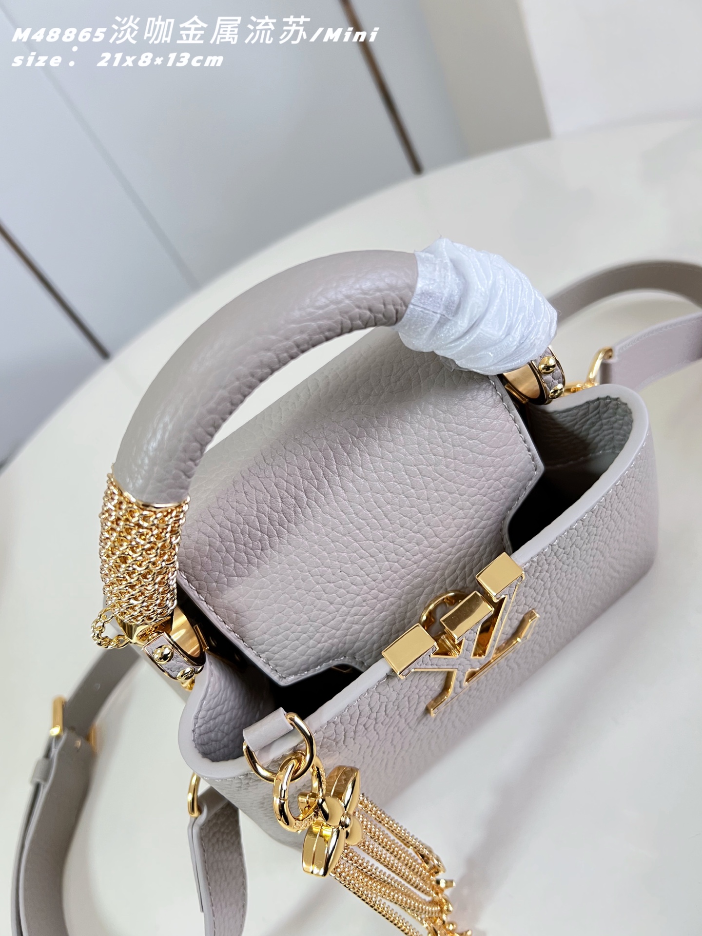 Louis Vuitton Basic Bag Cow Leather M-l-s