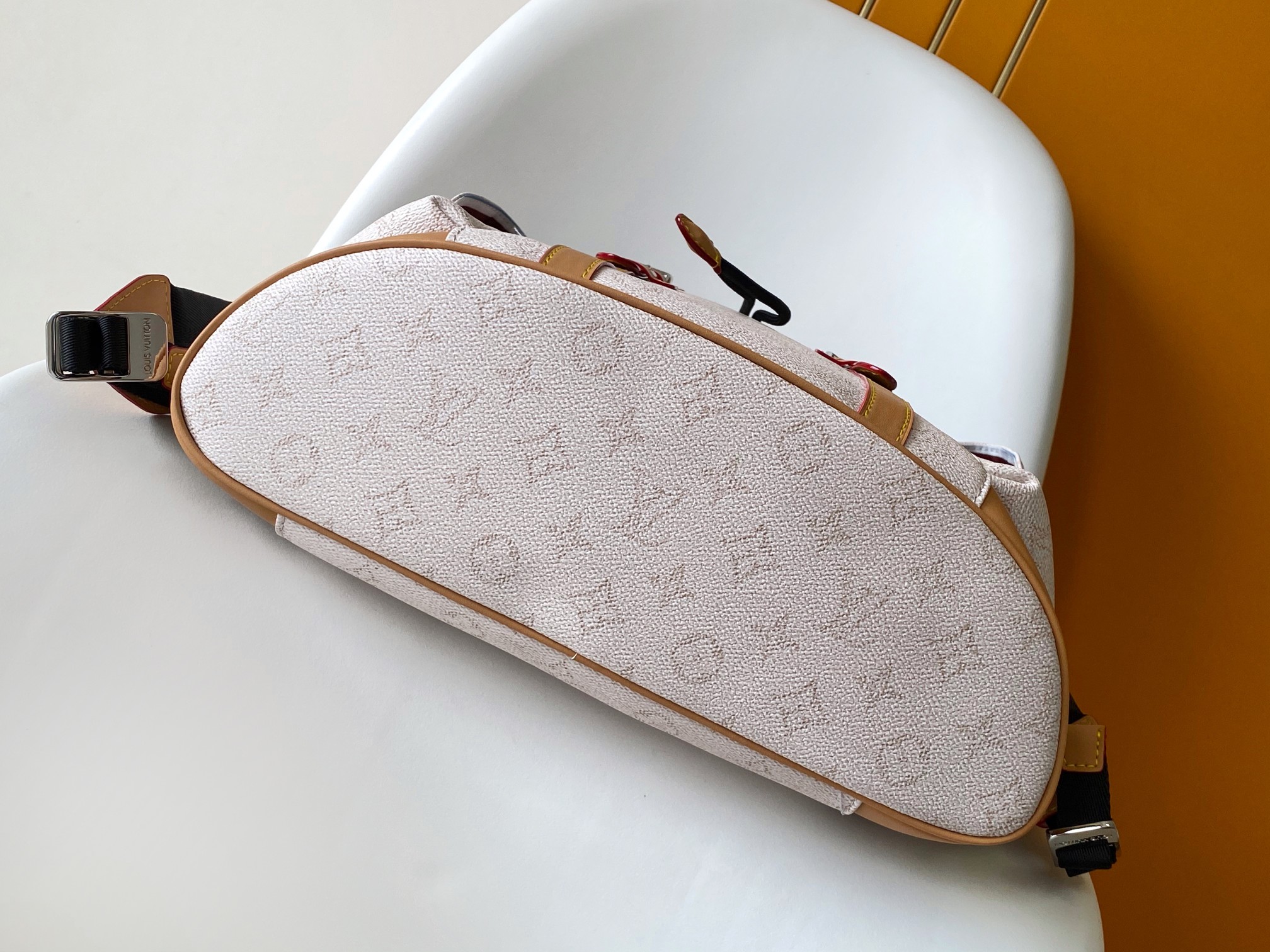 Louis Vuitton Backpack Canvas White M-s