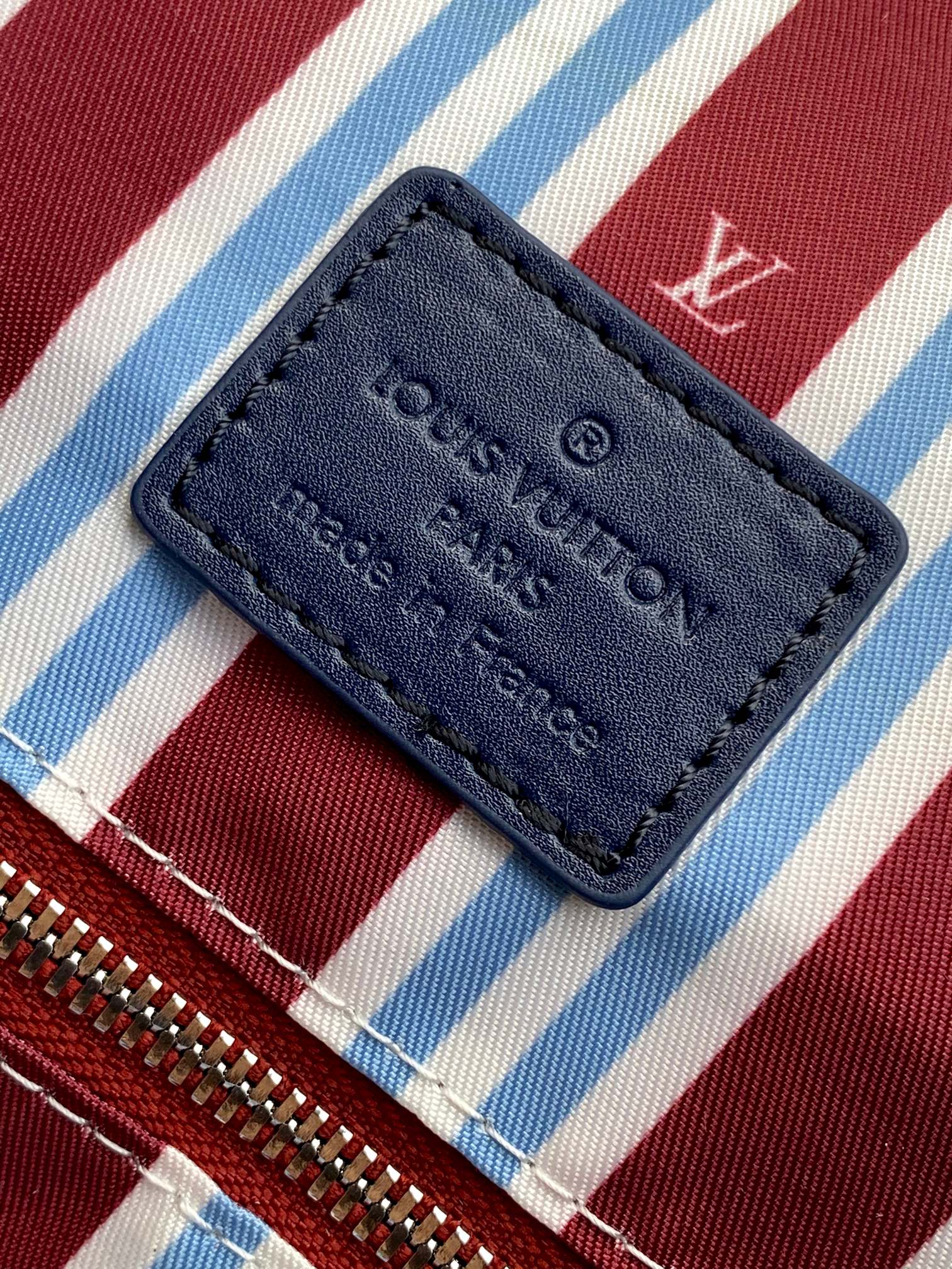 Louis Vuitton Backpack Canvas Blue M-s