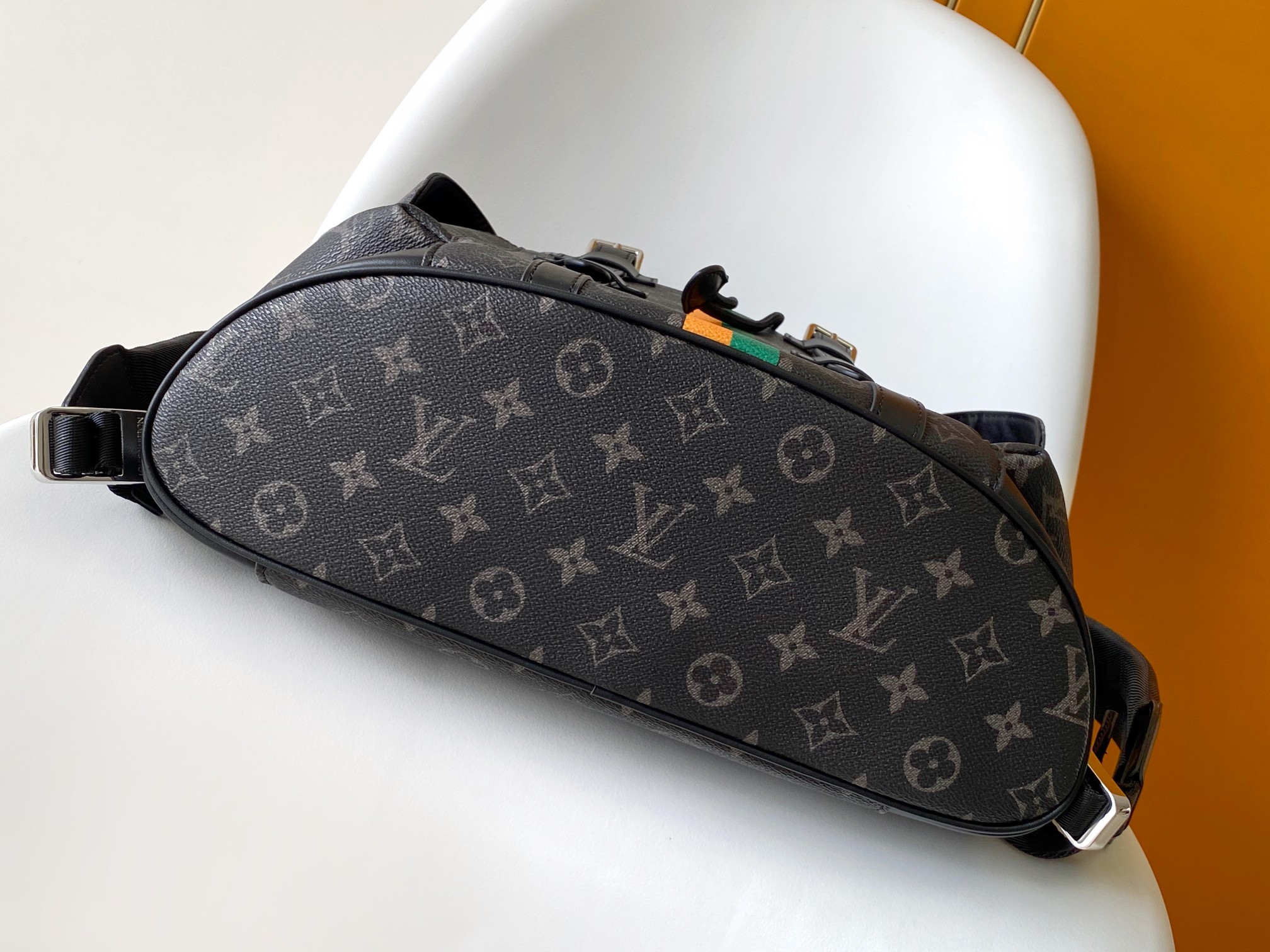 Louis Vuitton Backpack Canvas Blue M-s
