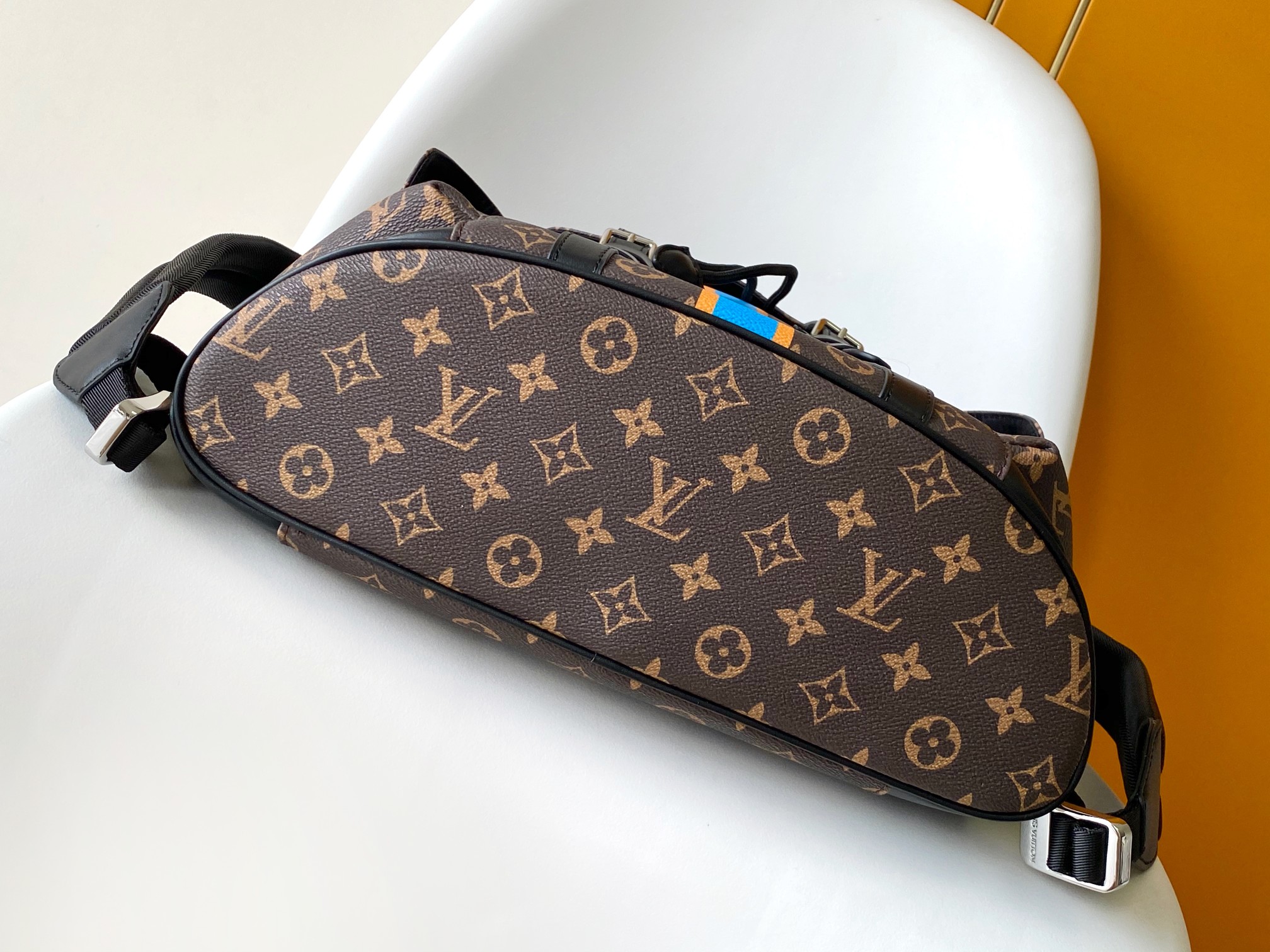 Louis Vuitton Backpack Canvas Blue M-s