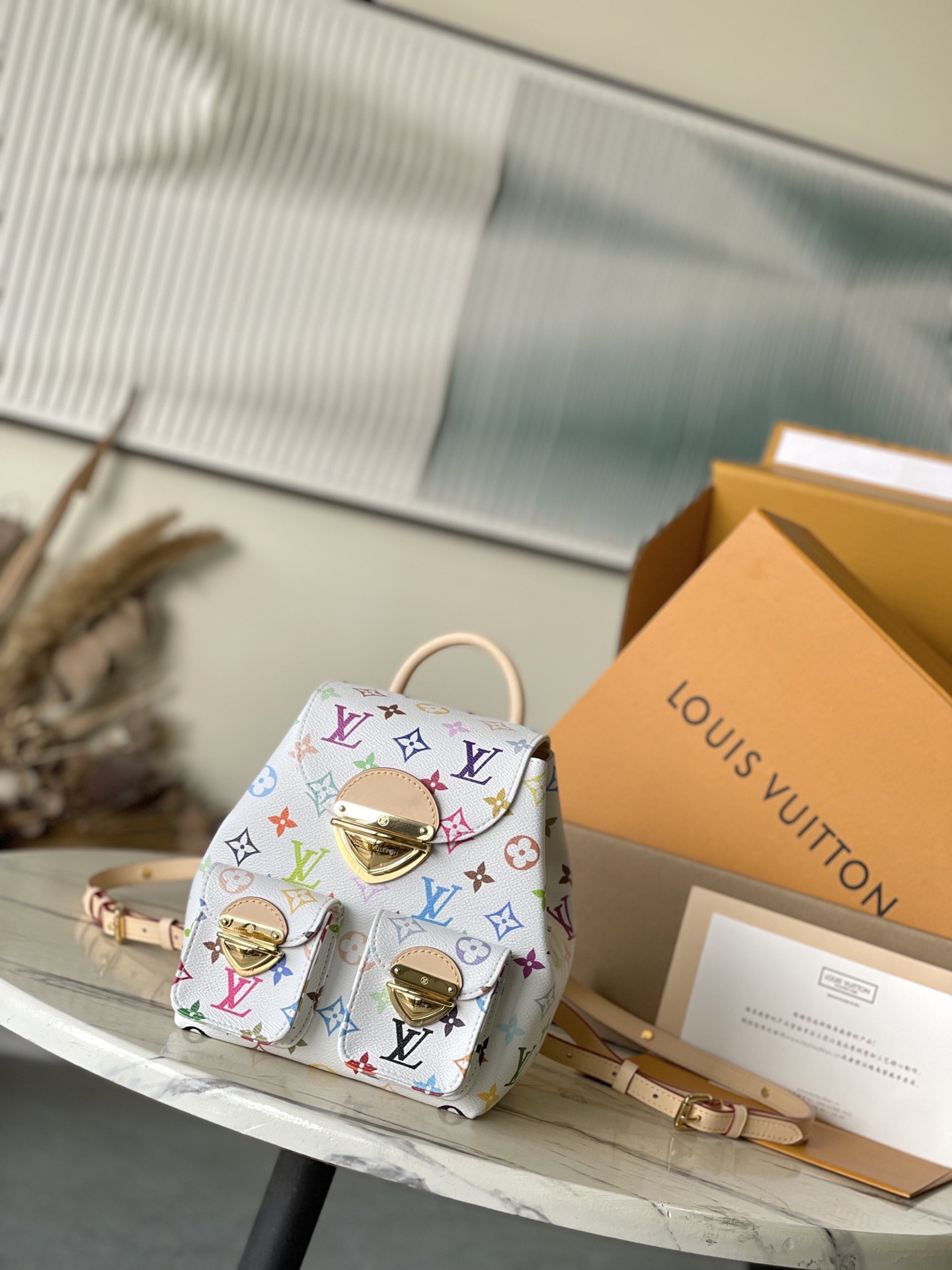 Louis Vuitton Backpack Cow Leather M