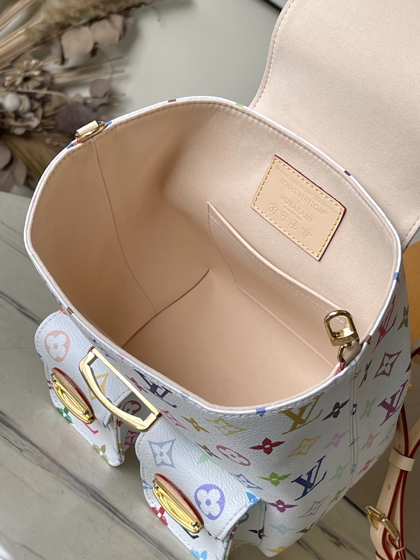 Louis Vuitton Backpack Cow Leather M