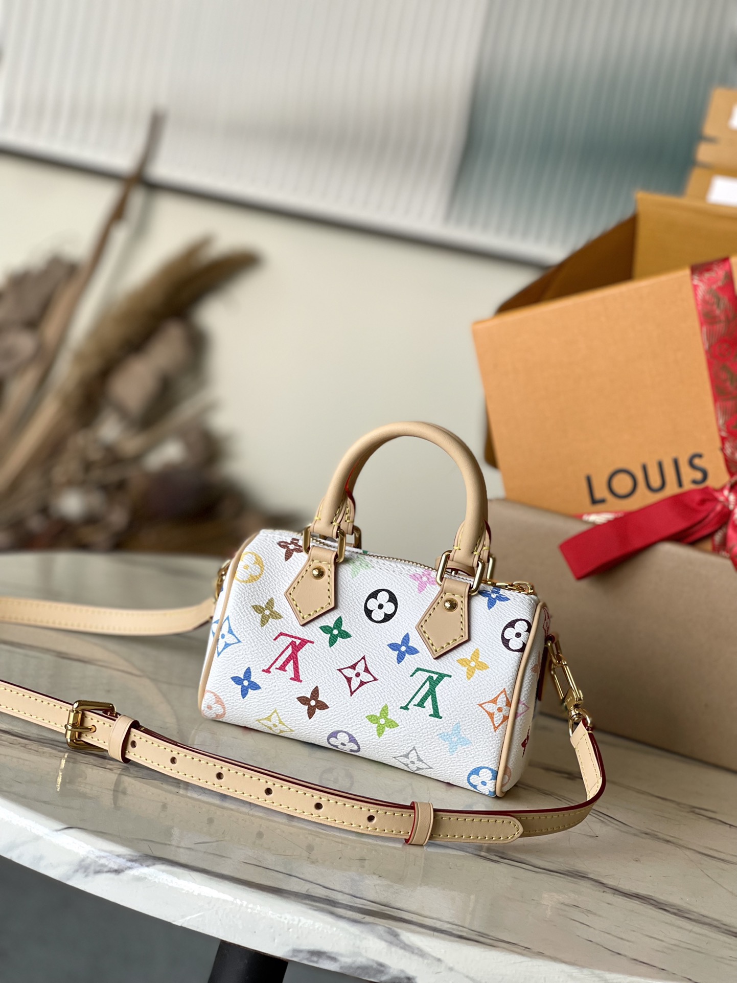 Louis Vuitton Basic Bag Cow Leather M-l-s