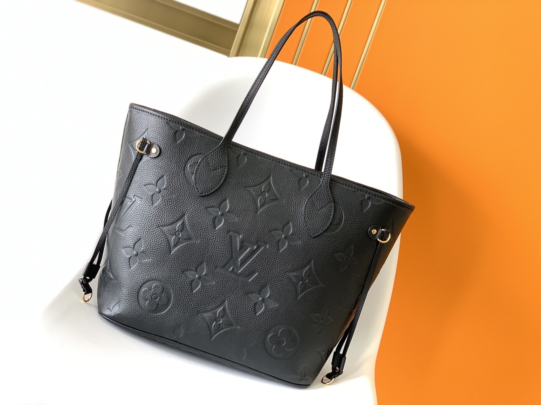 Louis Vuitton Tote Bag Black 17cm-m-l