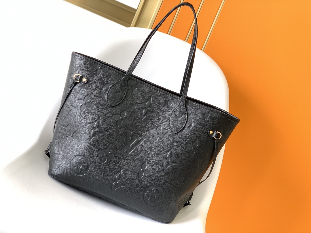 Louis Vuitton Tote Bag Black 17cm-m-l