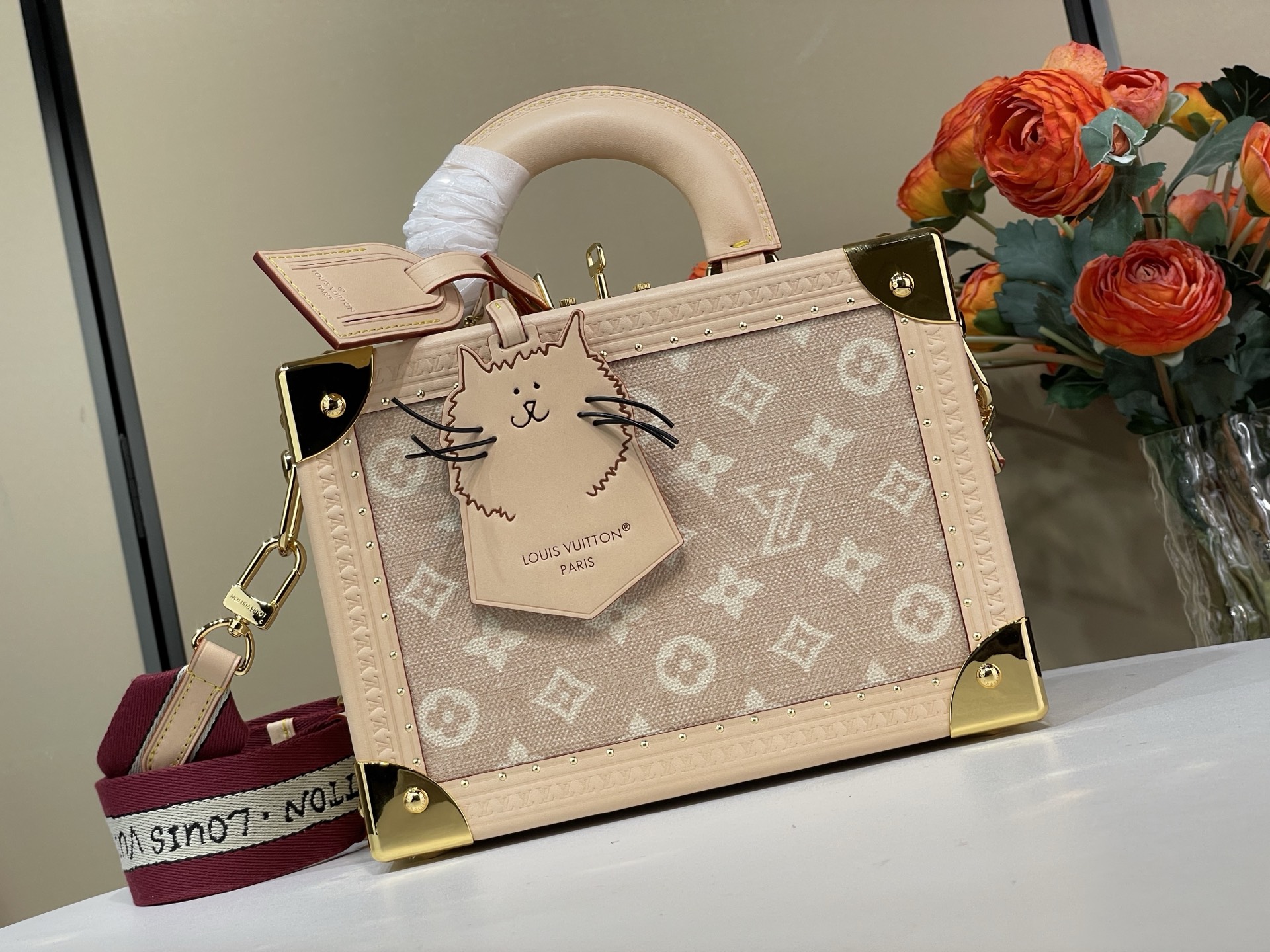 Louis Vuitton Basic Bag Canvas Gold M-l-s