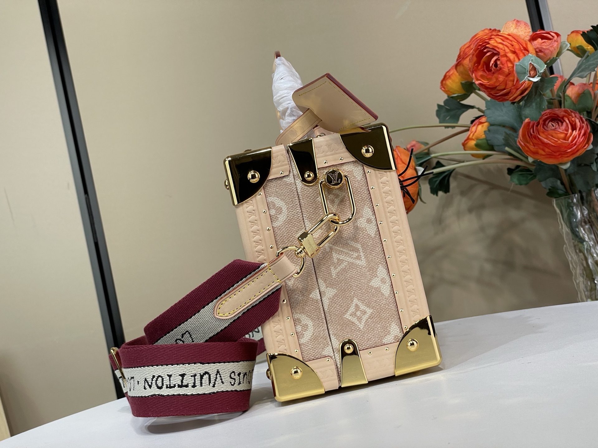 Louis Vuitton Basic Bag Canvas Gold M-l-s