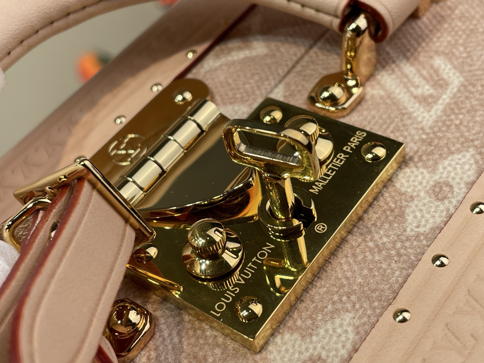 Louis Vuitton Basic Bag Canvas Gold M-l-s