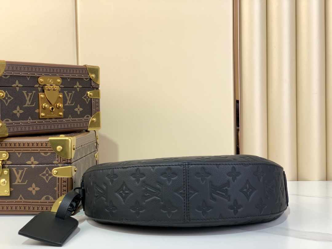 Louis Vuitton Basic Bag Cow Leather Black M-xl-s