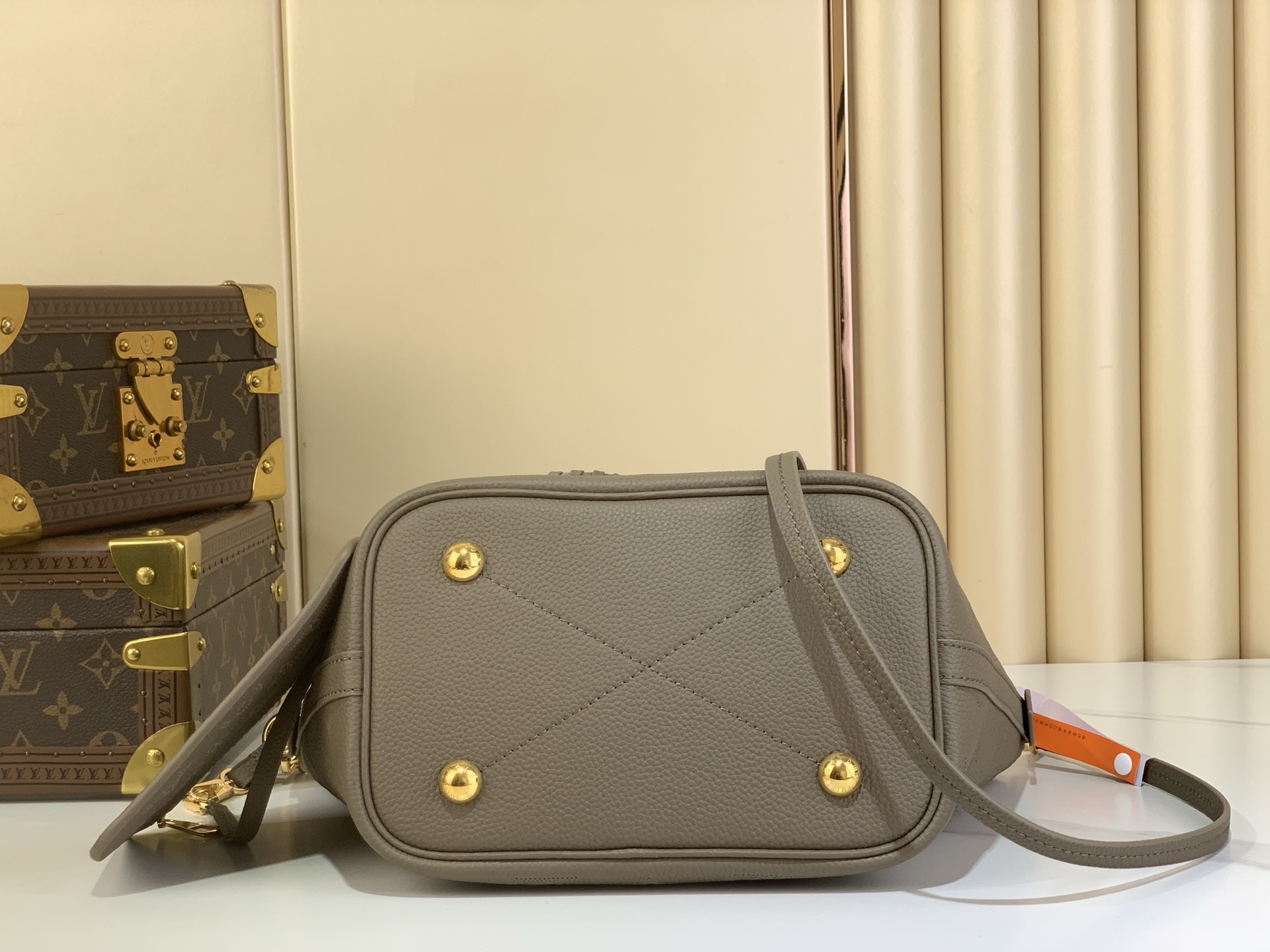 Tote Bag Cow Leather Green M-l-s