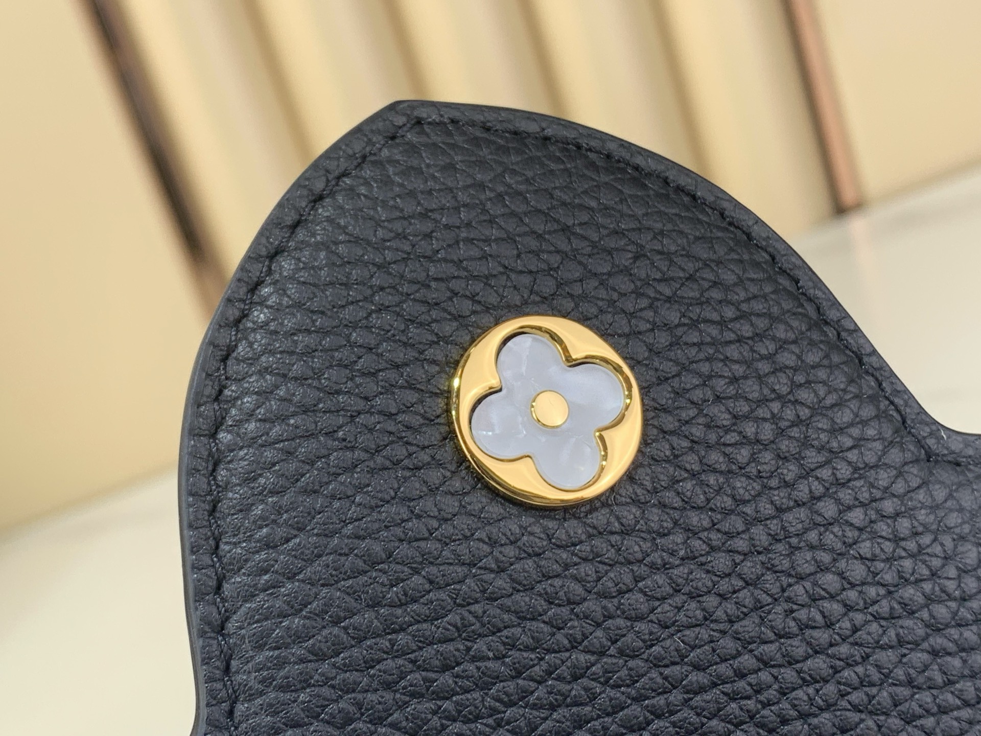 Louis Vuitton Basic Bag Cow Leather Black M-l-s