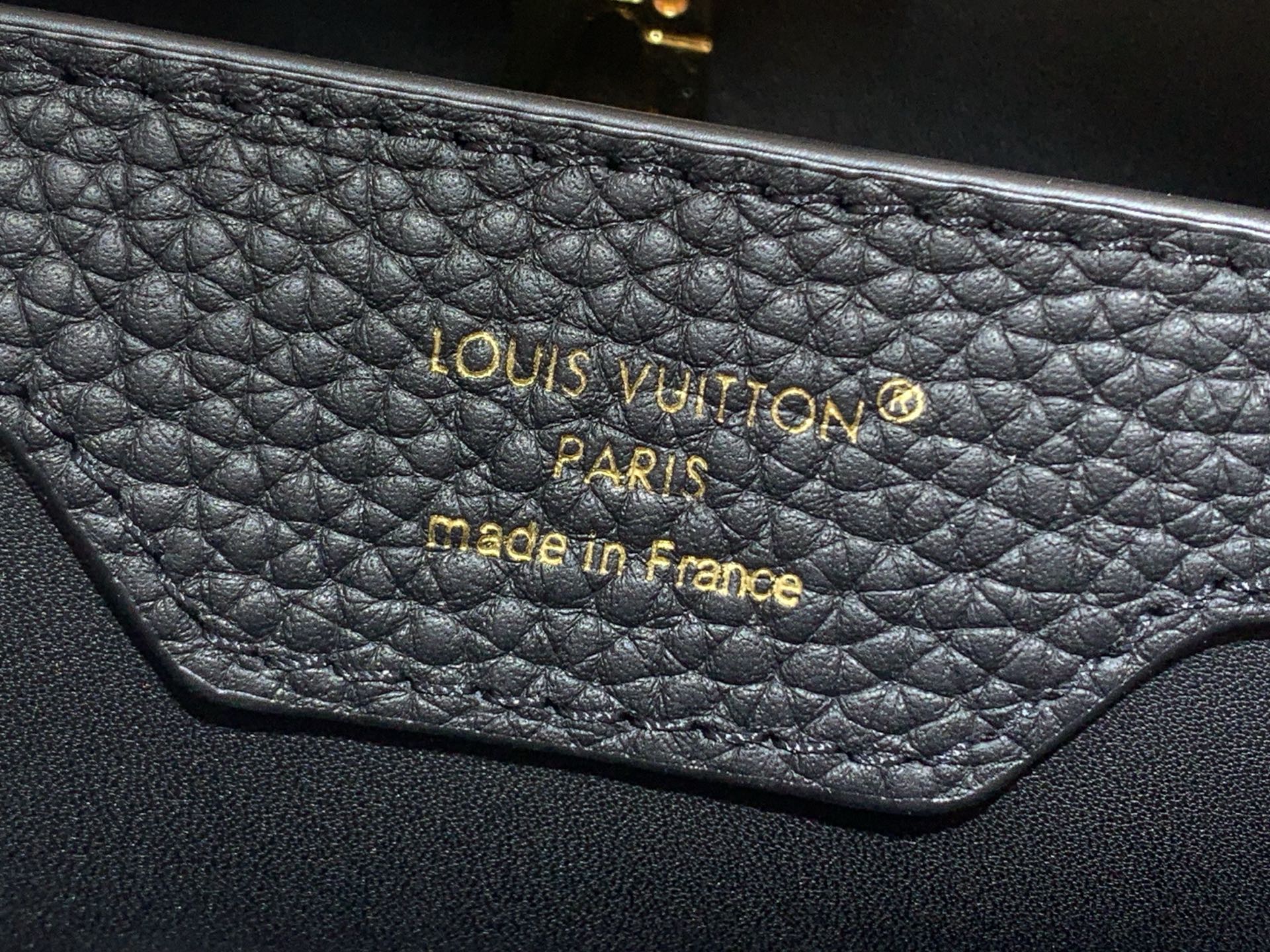 Louis Vuitton Basic Bag Cow Leather Black M-l-s